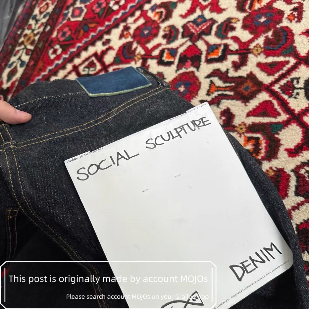 W30L30 Visvim 22AW 01.2MUD Raw Denim mojos1618