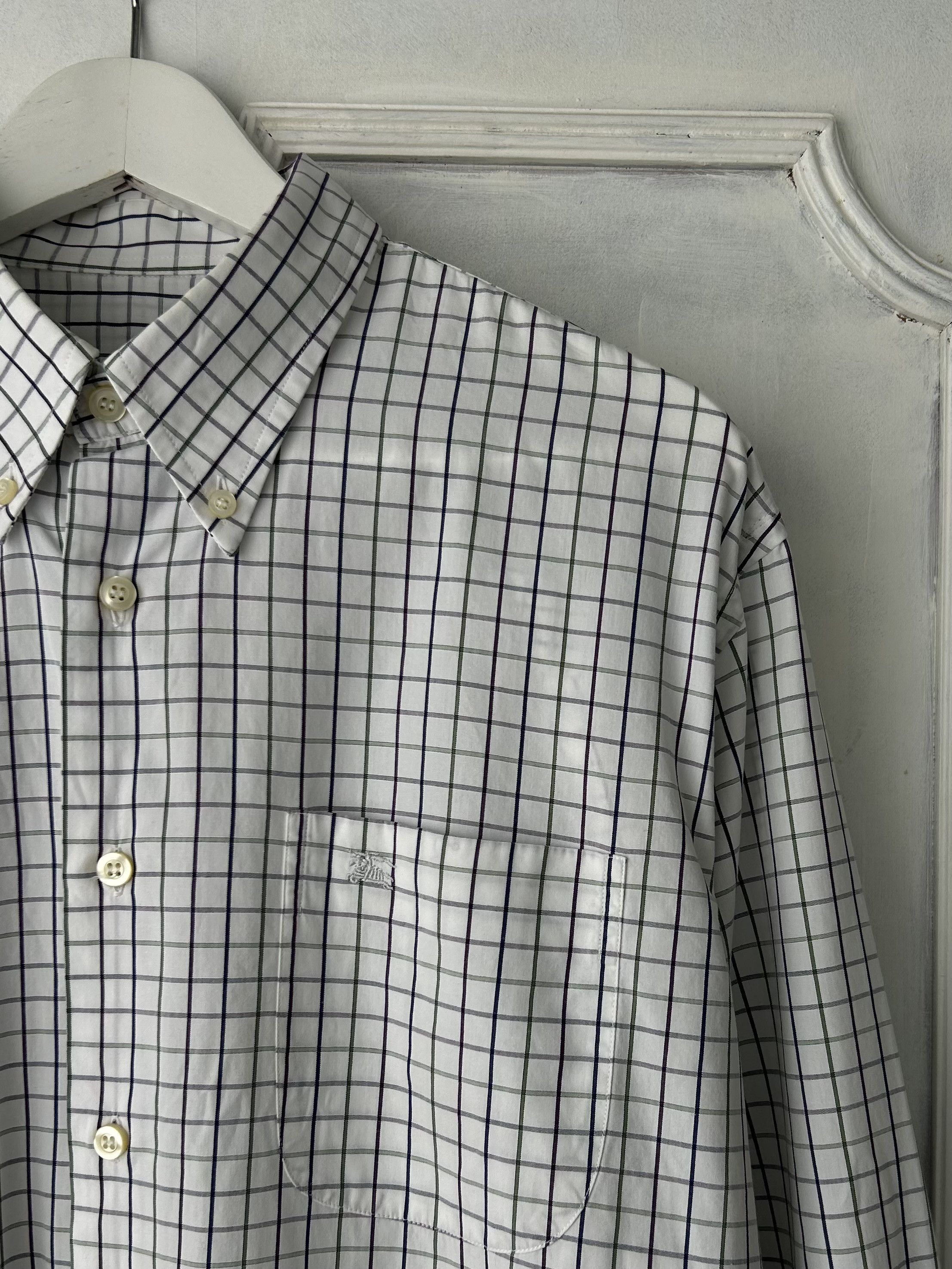 Burberry Burberry Classic Check Cotton Button-Down Shirt Size US L / EU 52-54 / 3 - 1 Thumbnail
