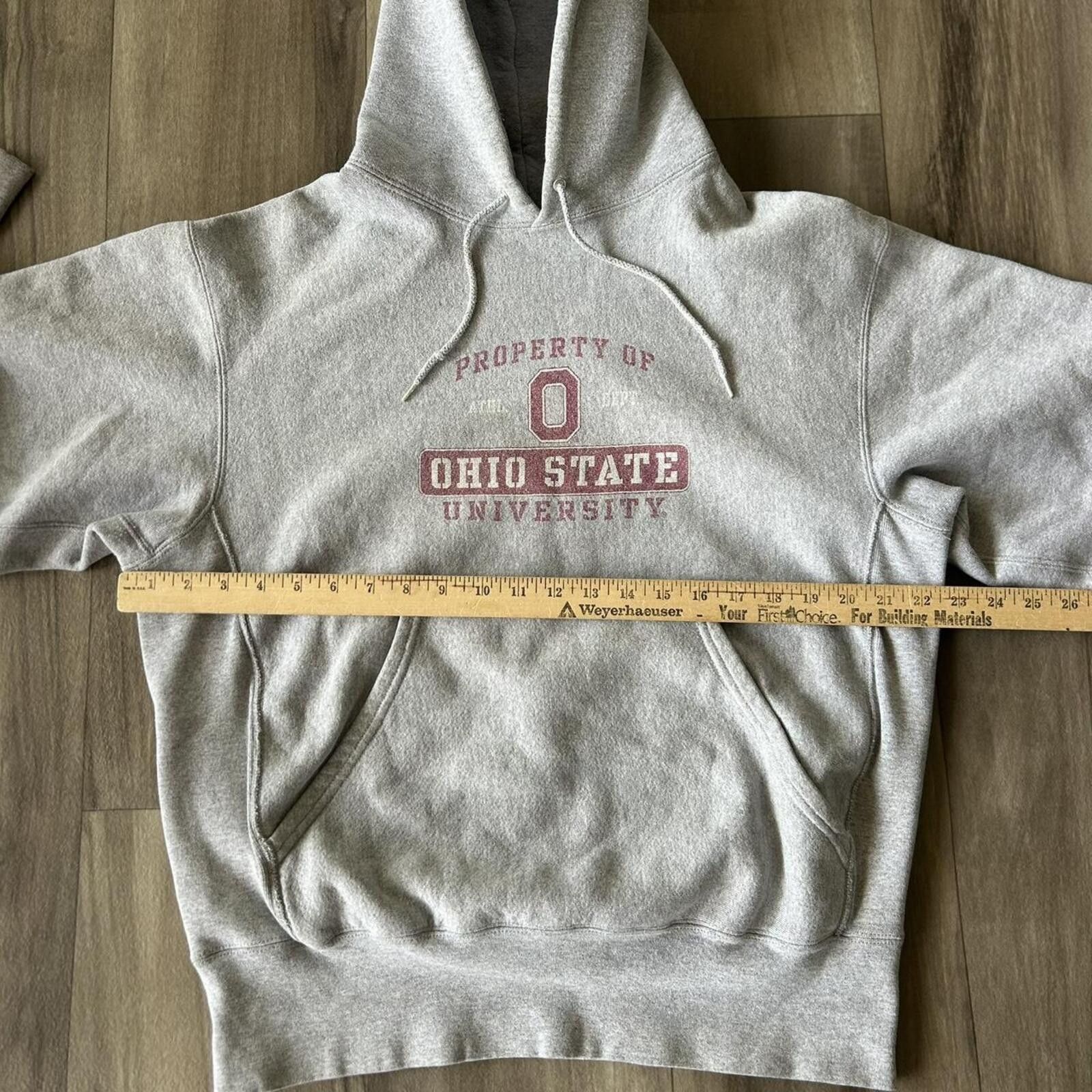 Jansport Vintage 90’s Grey Ohio State Reverse Weave Hoodie L Size US L / EU 52-54 / 3 - 5 Thumbnail