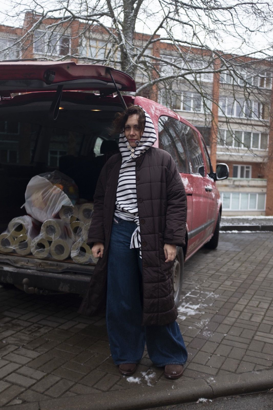 Other Knot Hoodie in stripes / black Size US M / EU 48-50 / 2 - 4 Thumbnail