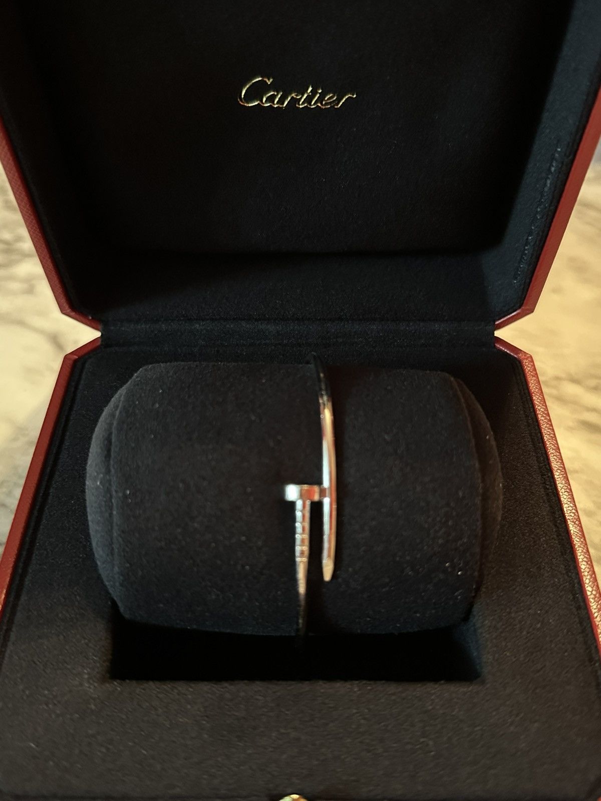 Cartier Cartier Juste un Clou Bracelet – Small Model – White Gold Size ONE SIZE - 1 Thumbnail