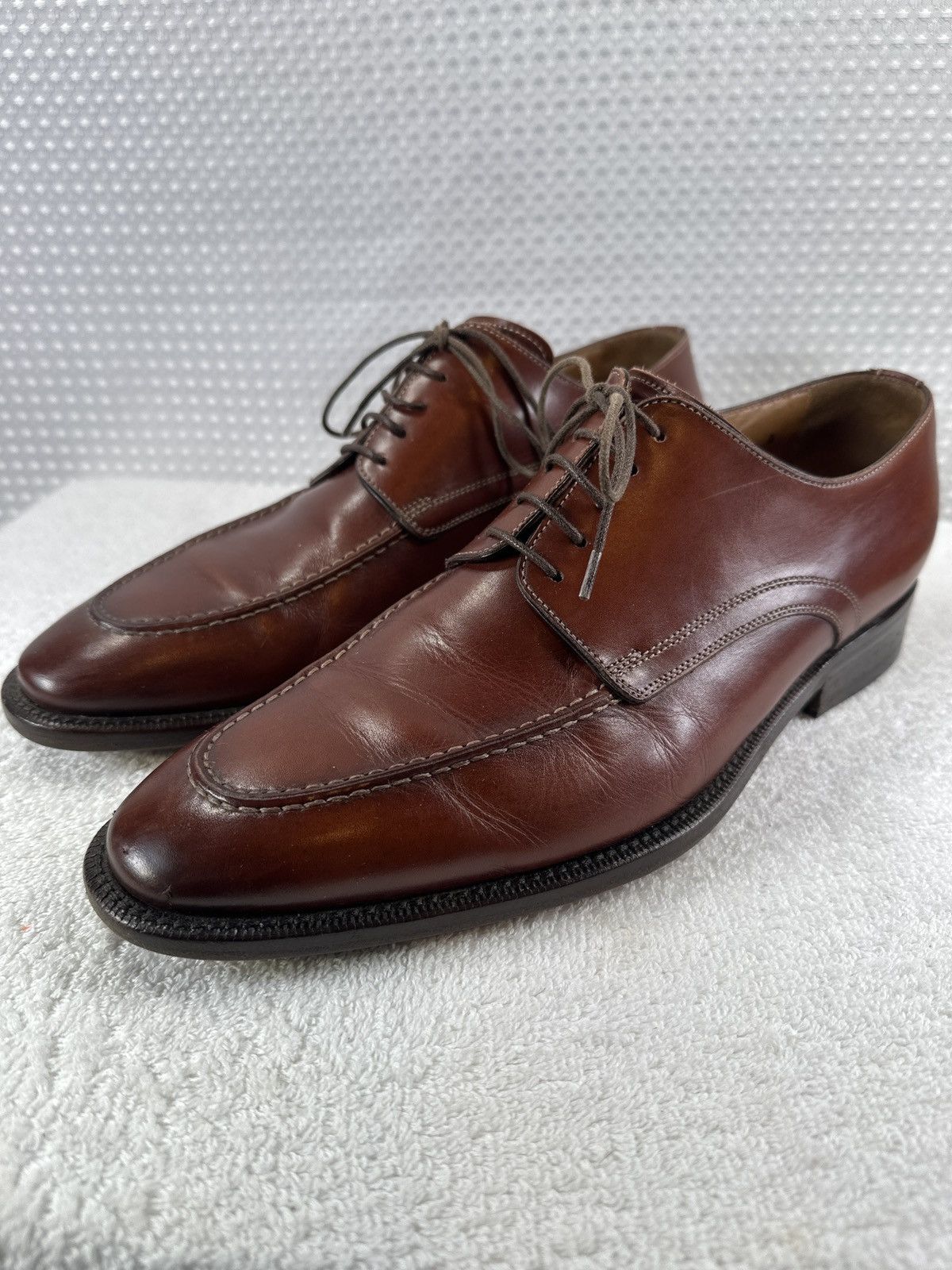 Santoni Santoni Made in Italy Brown Leather Shoes Size 8D Size US 8 / EU 41 - 1 Thumbnail