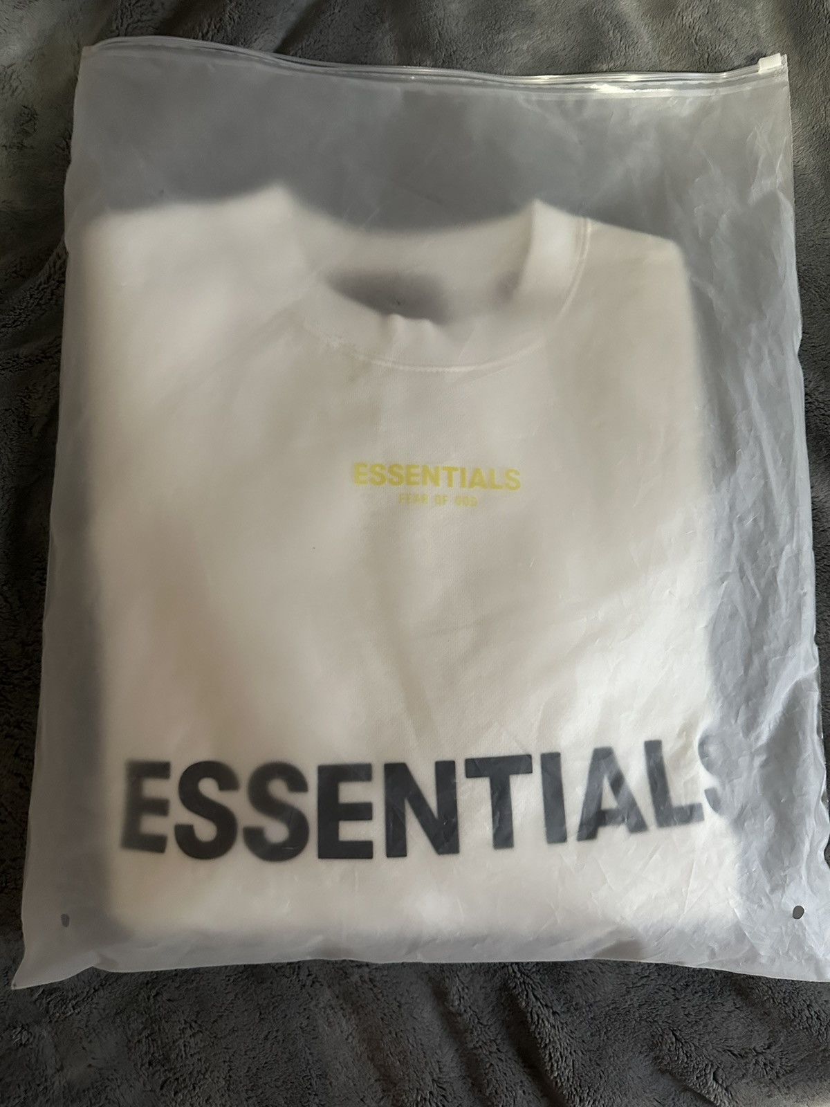 Essentials × Fear of God Essentials 3D silicon appliqué logo