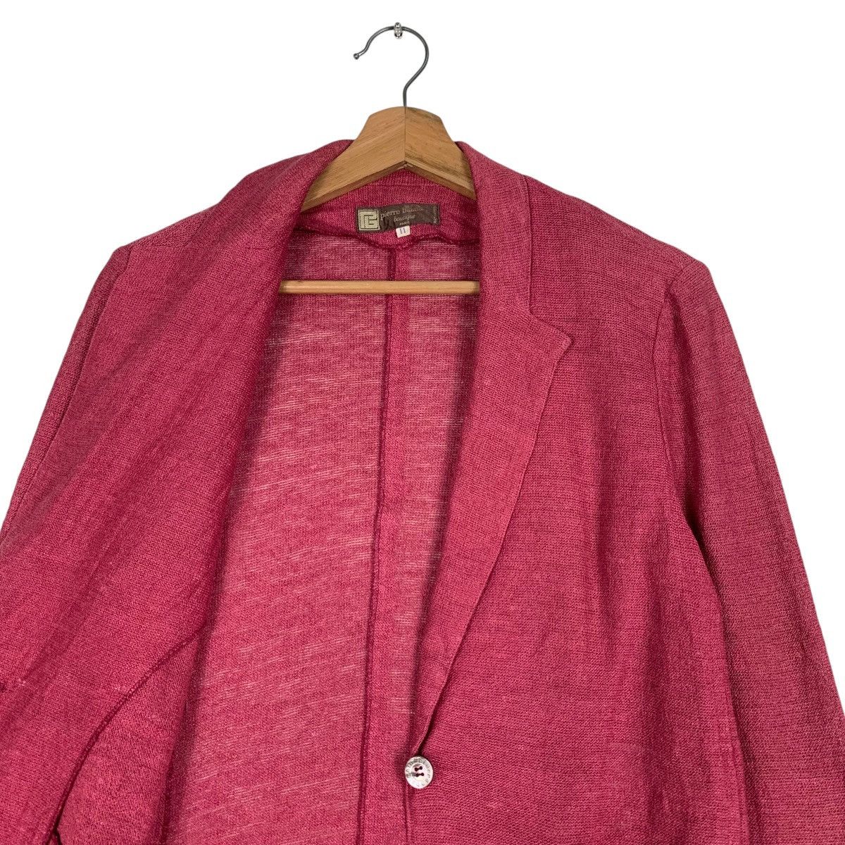 Pierre Balmain PIERRE BALMAIN Boutique Red Blazer Jacket #1225-C55 Size S / US 4 / IT 40 - 10 Thumbnail