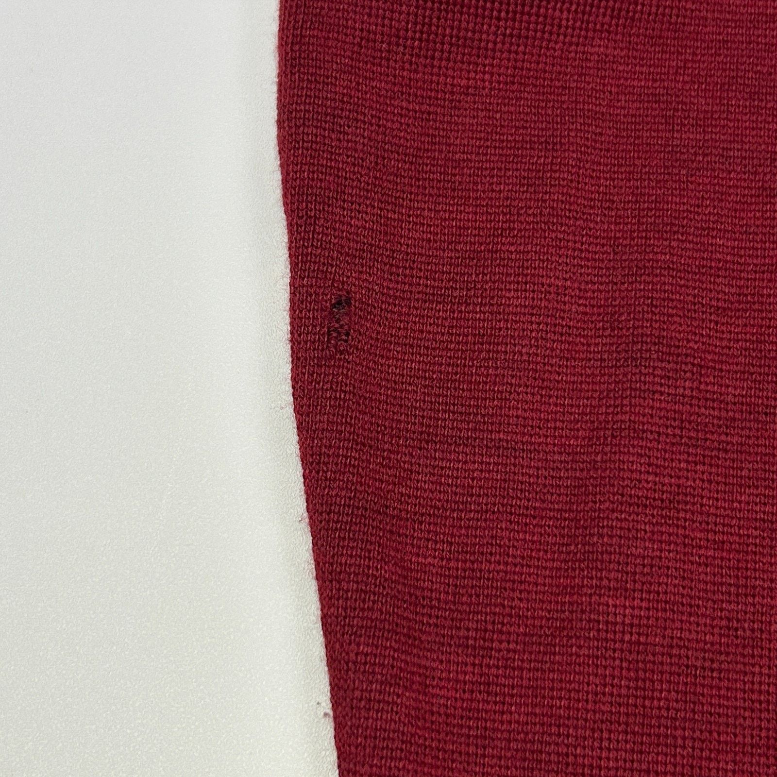 St. Croix Vintage 90s St Croix Shop Wool Blend Polo Sweater Red Large Size US L / EU 52-54 / 3 - 4 Thumbnail