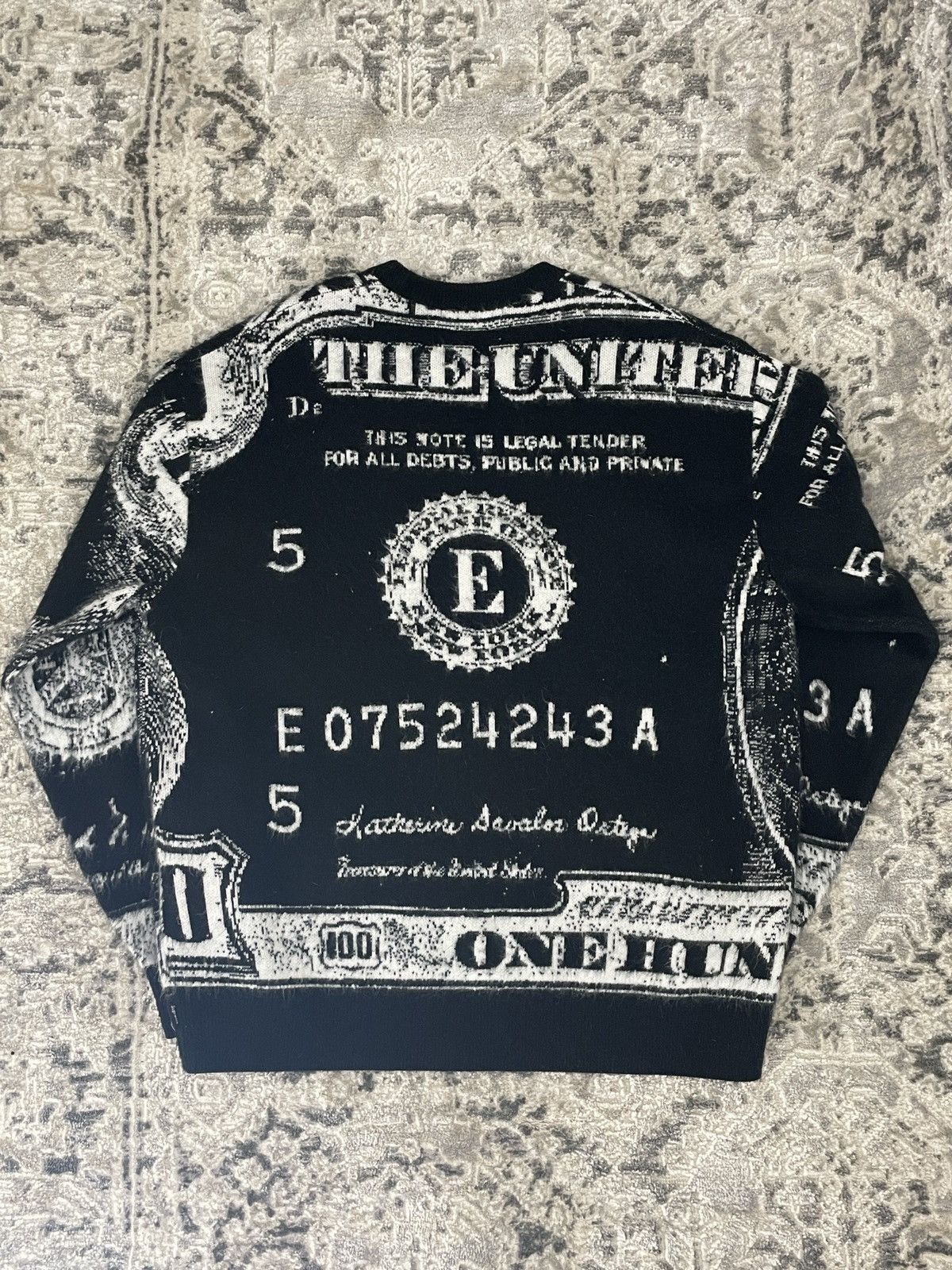 Supreme supreme ss25 money knit Size US S / EU 44-46 / 1 - 2 Thumbnail