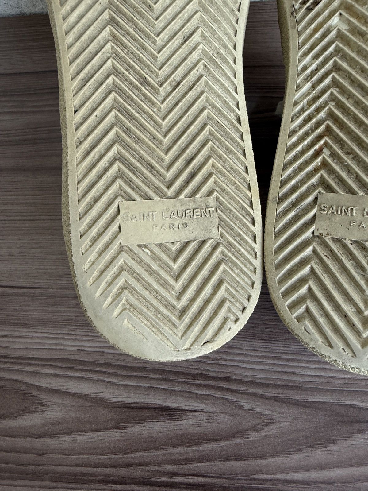 Saint Laurent Paris Ss15 court classic star trainers Size US 8.5 / EU 41-42 - 19 Thumbnail