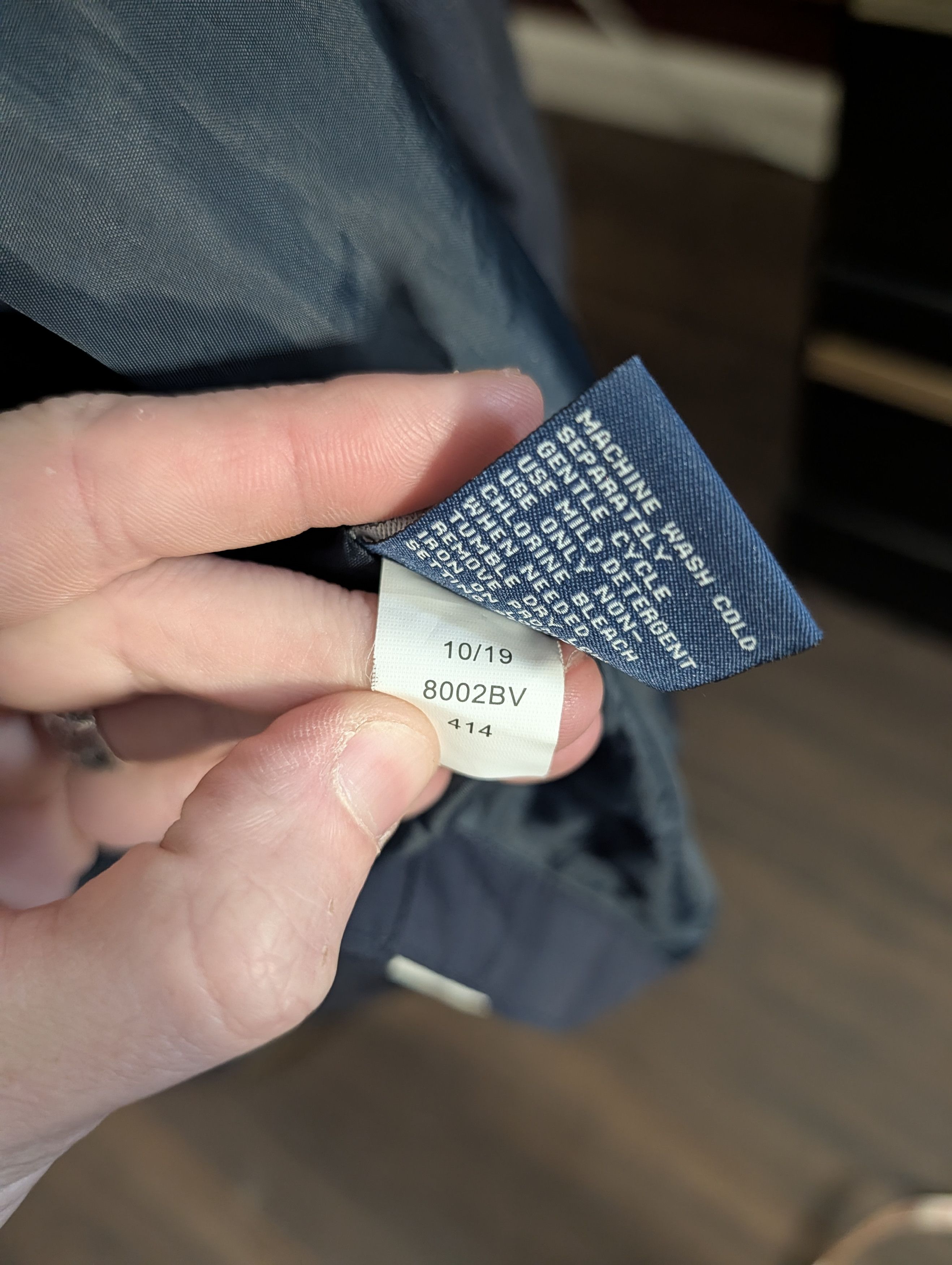 Mackintosh Blue/White striped zip-up hooded jacket XL Size XL / US 12-14 / IT 48-50 - 16 Thumbnail