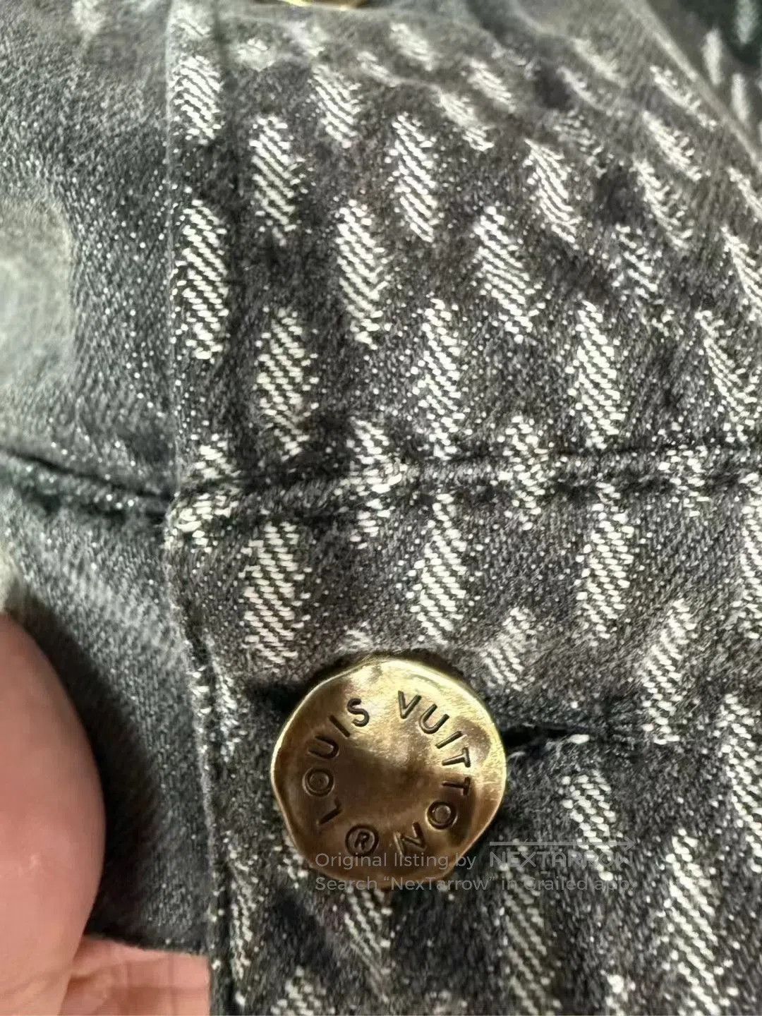 Nigo Louis Vuitton Nigo Gray Denim Jacket. Size US S / EU 44-46 / 1 - 4 Thumbnail