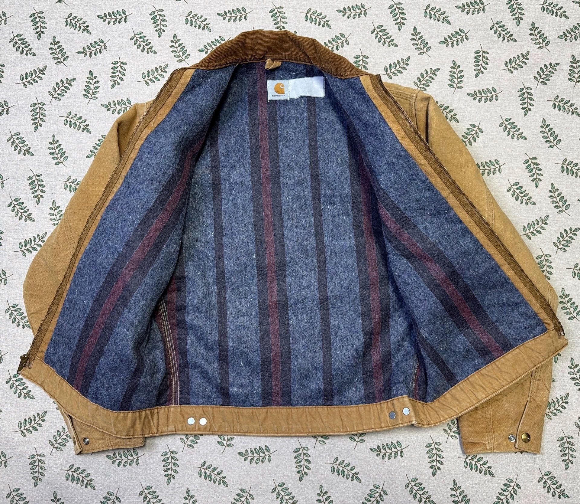 Carhartt Vintage Carhartt 6BLJ Brown Detroit Jacket 38/S Size US S / EU 44-46 / 1 - 4 Thumbnail