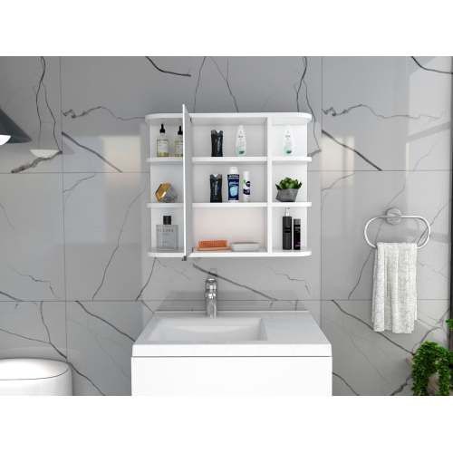 Designer × Homemade Valdez Medicine Cabinet With Six Shelves, Mirror Cabinet Size US L / EU 52-54 / 3 - 3 Thumbnail