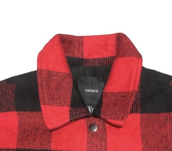 Japanese Brand Vintage Wool Flannel Shirt Jacket By Forever 21 Size US S / EU 44-46 / 1 - 4 Thumbnail