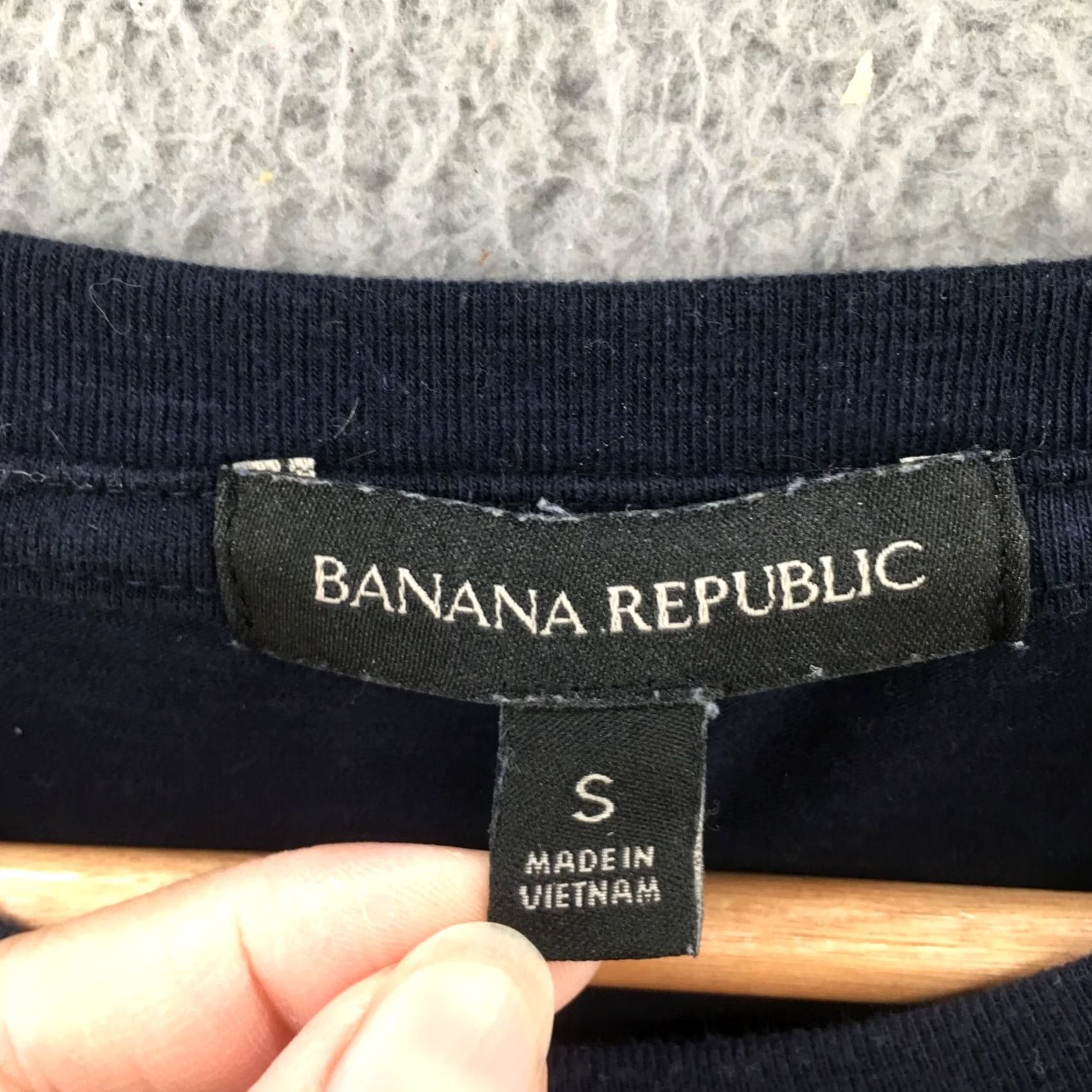 Banana Republic Banana Republic Sweatshirt Mens Small Blue Cotton Blend Long Sleeve Pullover Size US S / EU 44-46 / 1 - 6 Thumbnail