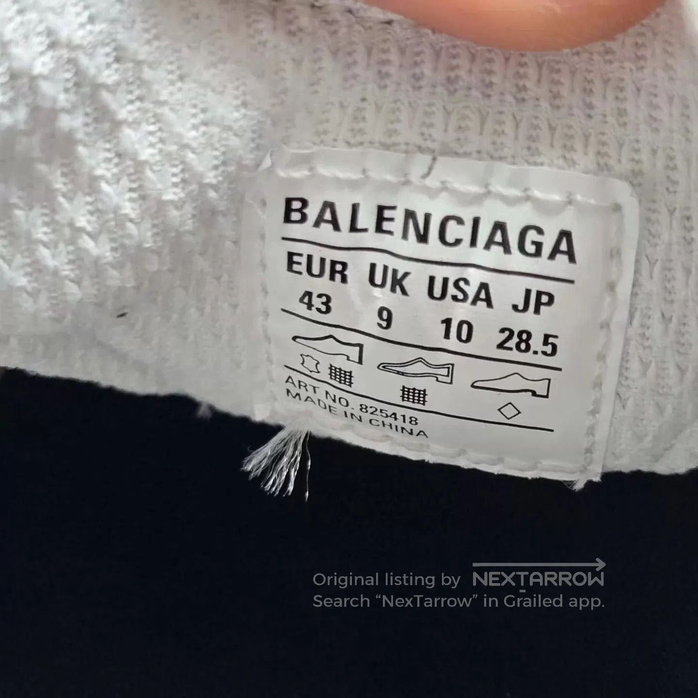 Balenciaga White Chunky Low-Top Sneakers Size 9. Size US 9 / EU 42 - 5 Thumbnail
