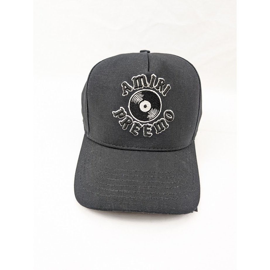 Amiri o1rshd1 Q:7/Size:OS/ DJ Premier Record Canvas Hat /Cap Black Size ONE SIZE - 2 Thumbnail