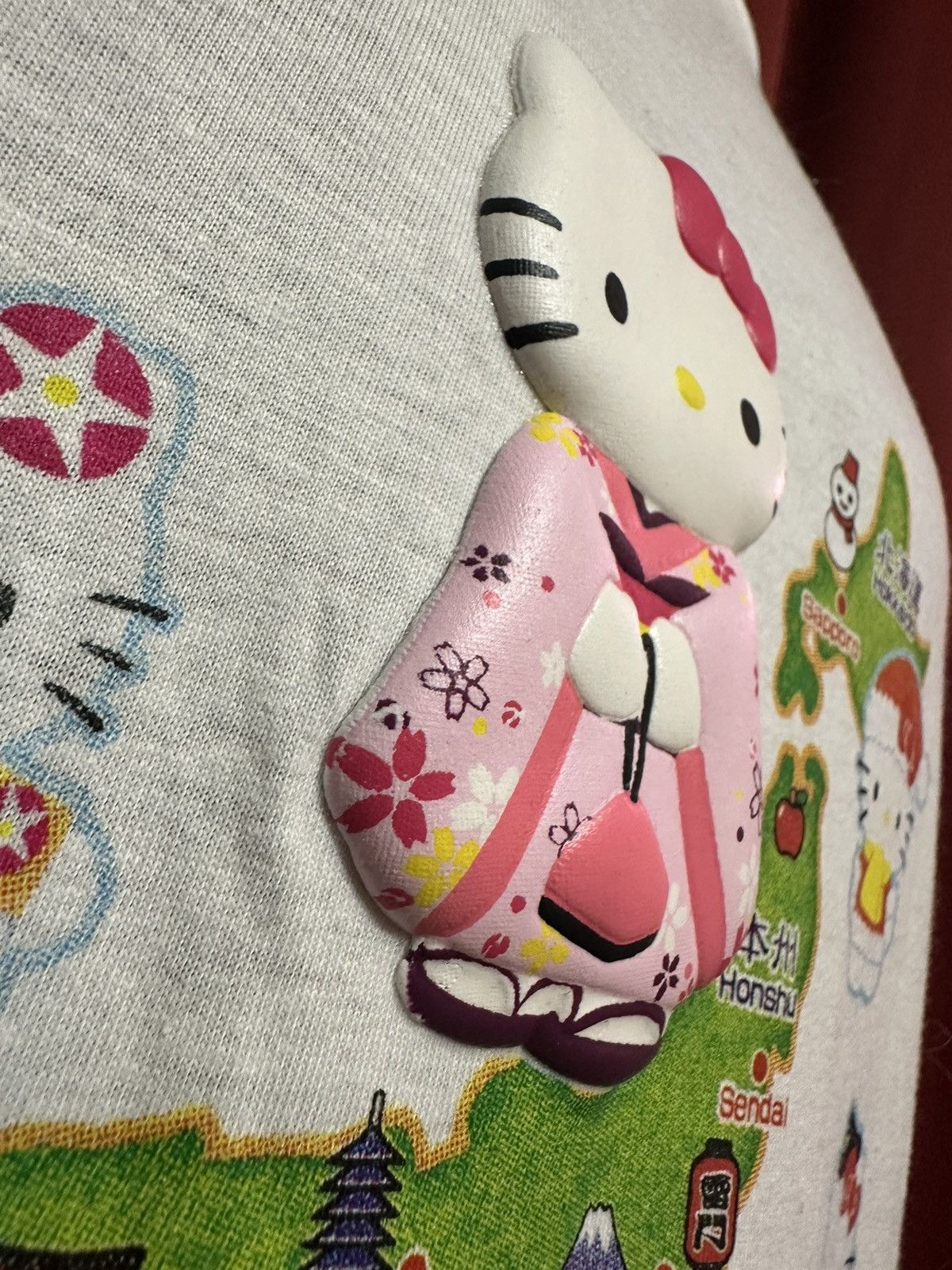 Anime × Vintage Vintage Hello Kitty Japan Tshirt Y2K Sanrio Anime Grail Size US L / EU 52-54 / 3 - 5 Thumbnail
