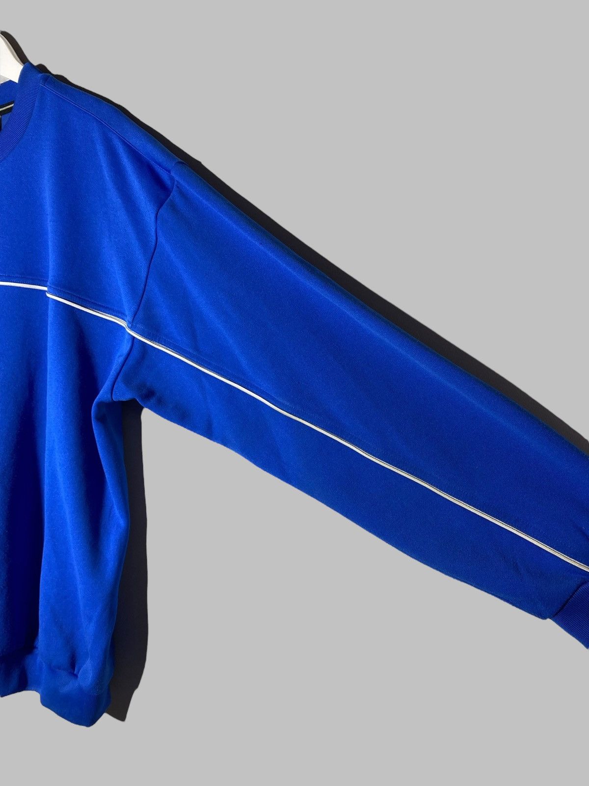 Nike 🔥 00s VINTAGE NIKE CREWNECK SWOOSH BLUE RARE Y2K SPORTS Size US L / EU 52-54 / 3 - 6 Thumbnail