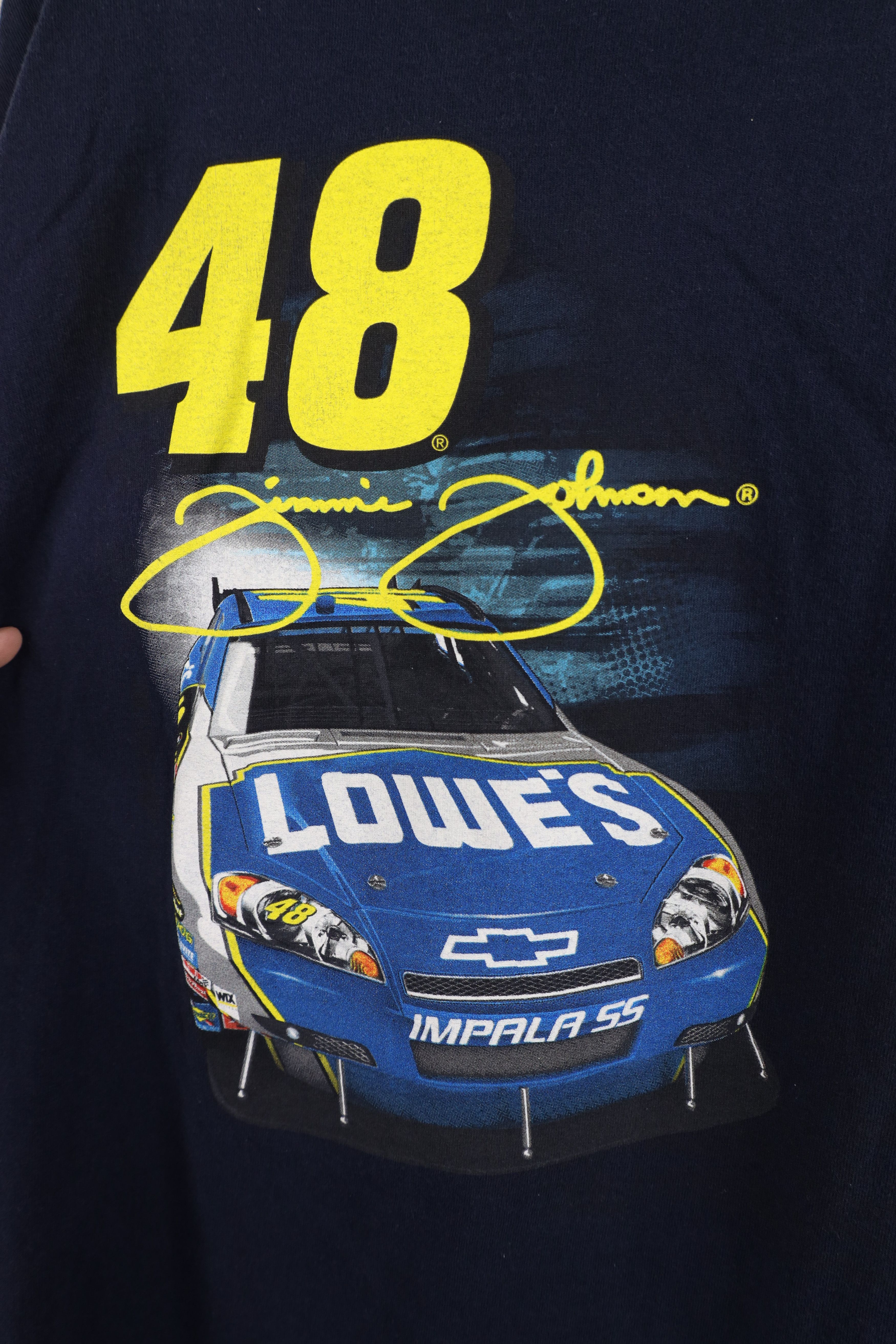 Vintage Vintage Y2K NASCAR Jimmie Johnson Racing Long Sleeve T-Shirt Size US L / EU 52-54 / 3 - 12 Thumbnail