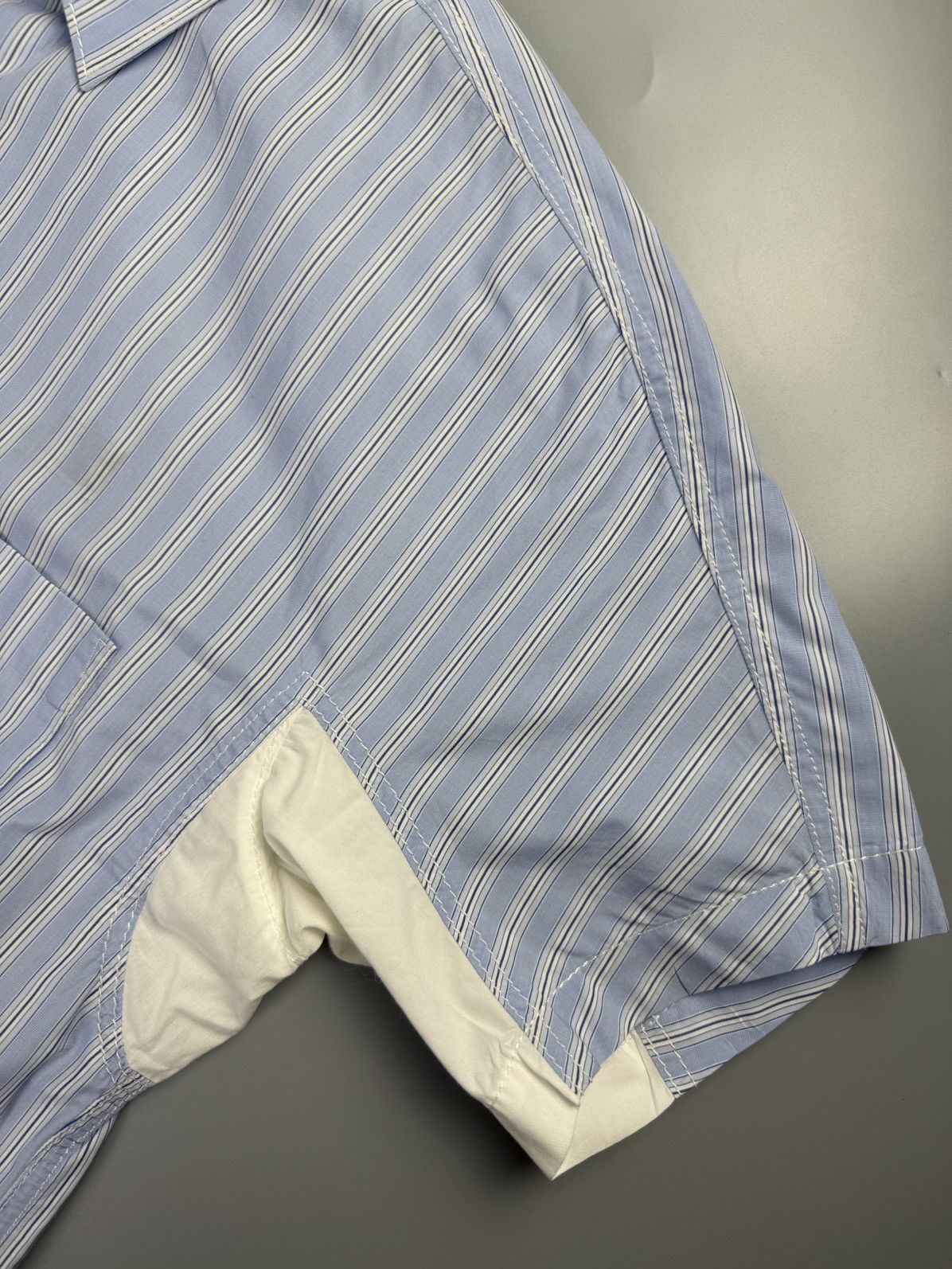 Comme des Garcons SHIRT CDG SHIRT - Striped Short Sleeve Shirt Size US L / EU 52-54 / 3 - 3 Thumbnail