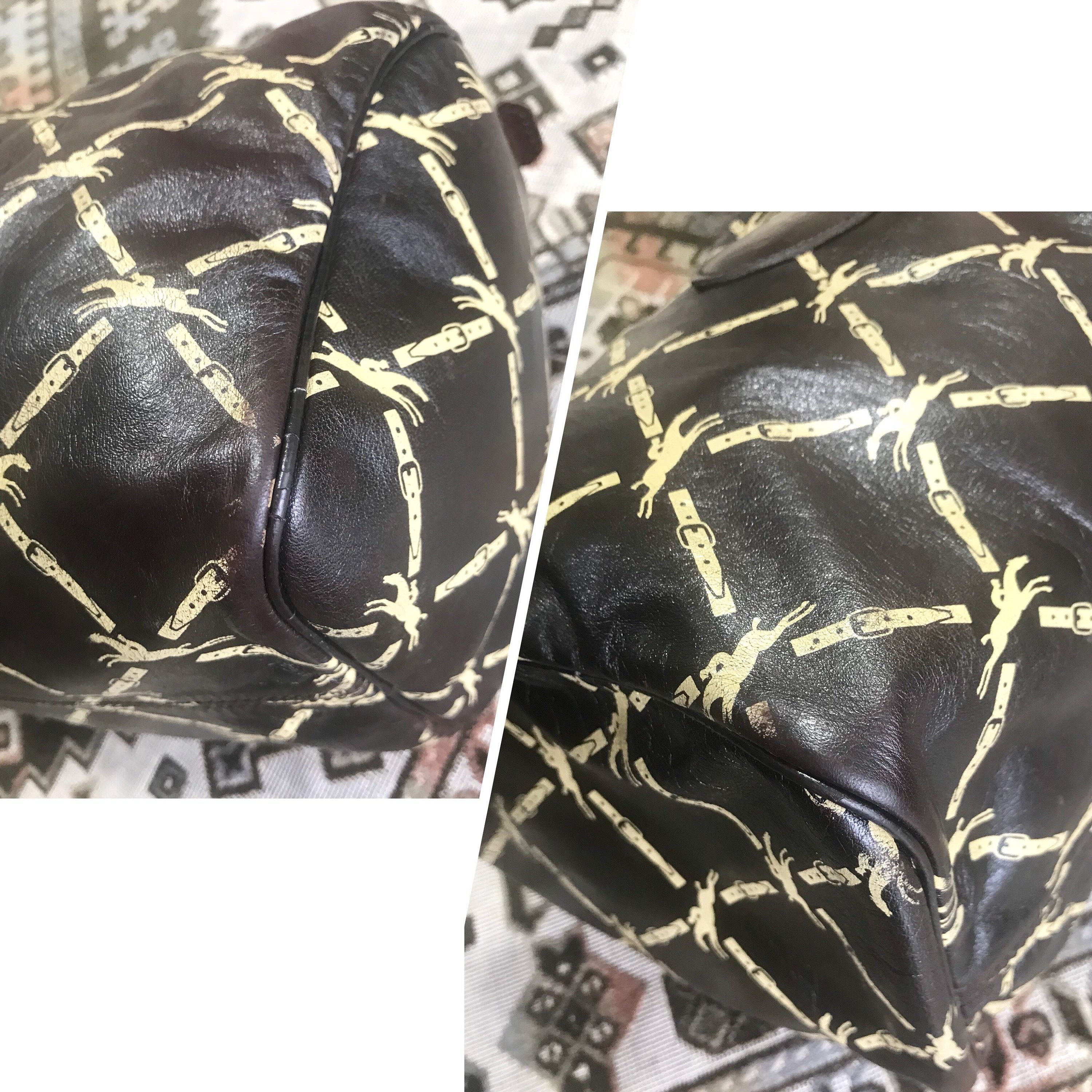 Longchamp 80's vintage Longchamp classic dark brown nappa leather bag Size ONE SIZE - 6 Thumbnail
