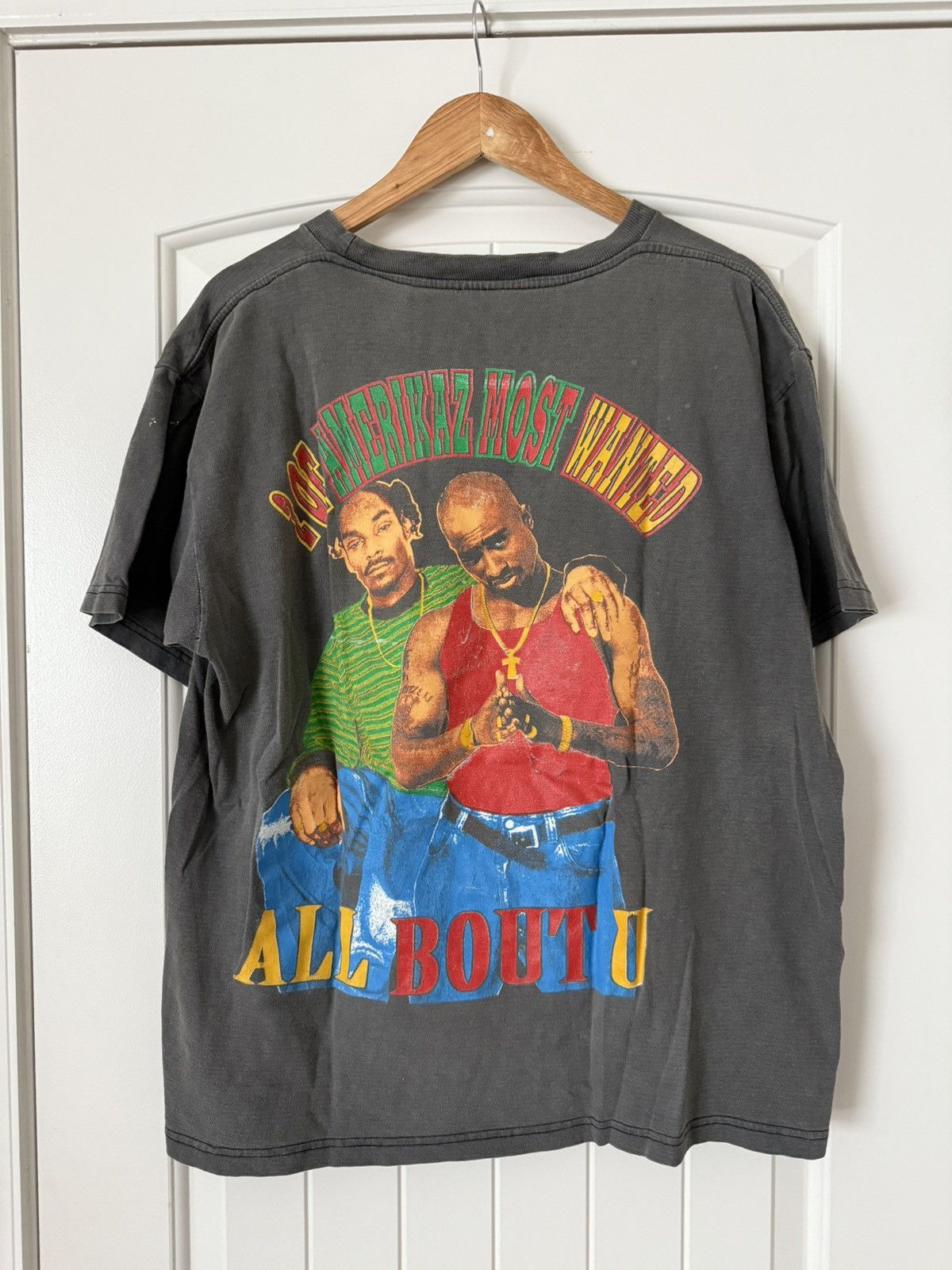 Vintage tupac and snoop dogg rap tee size XL