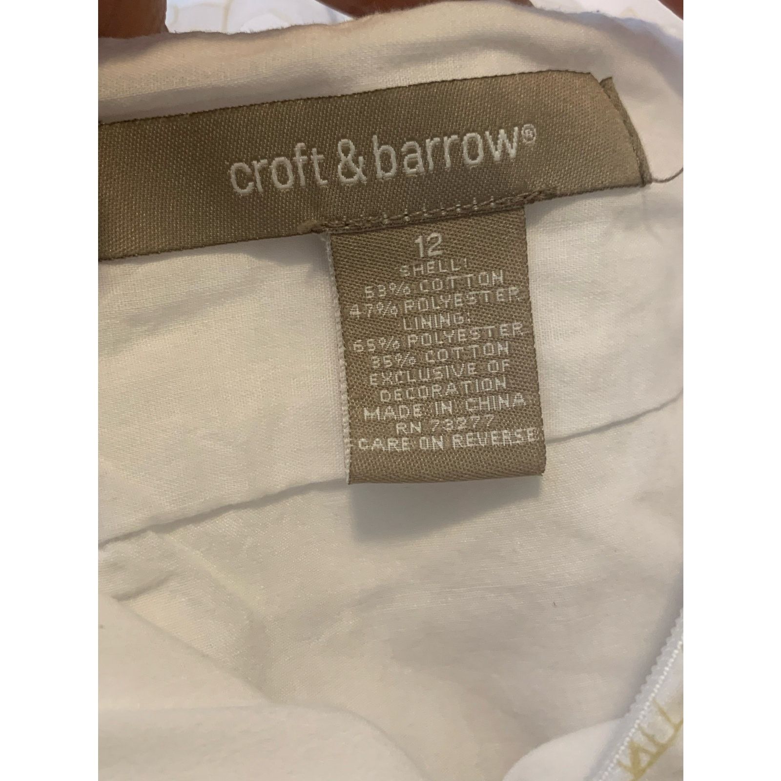 Croft & Barrow Croft & Barrow floral A lined lined midi skirt size size 12 Size 34" / US 12 / IT 48 - 3 Thumbnail