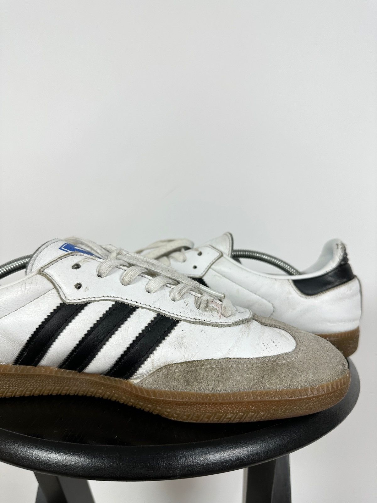 Adidas Vintage Adidas Samba Leather Low Top Sneakers Size US 13 / EU 46 - 20 Thumbnail