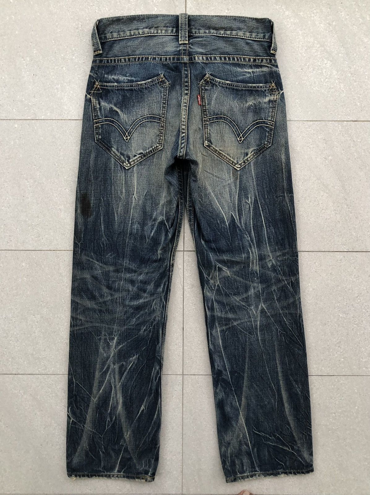 Levi's Vintage Levi's 503 straight-leg washed denim jeans Size US 31 - 7 Thumbnail
