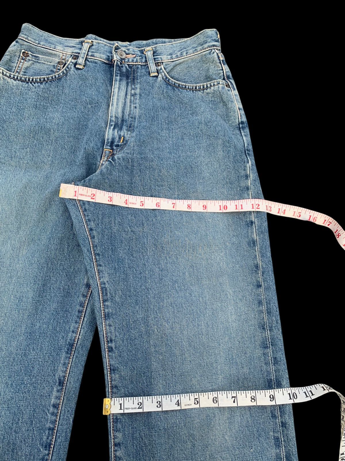 Kapital VINTAGE SOMETHING EDWIN SELVEDGE BAGGY DISTRESSED DENIM Size US 28 / EU 44 - 18 Thumbnail