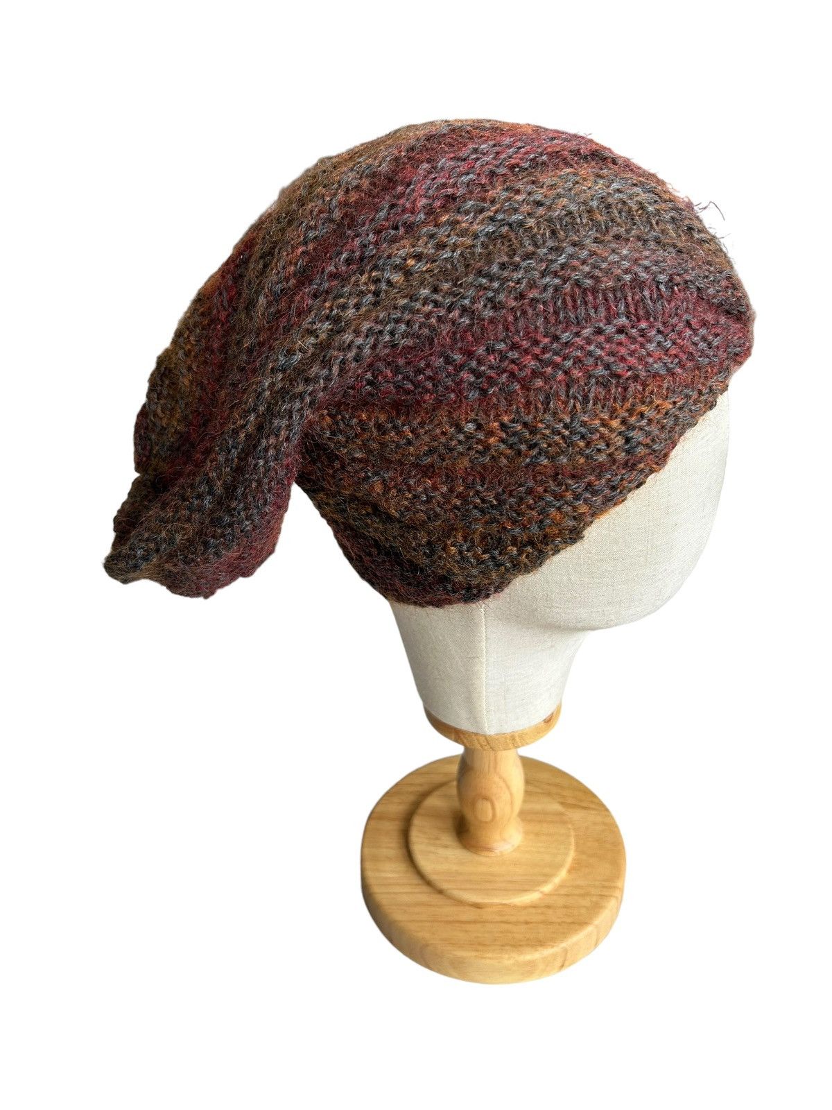 Japanese Brand knitted Multicolour Beanie Hats Size ONE SIZE - 1 Thumbnail