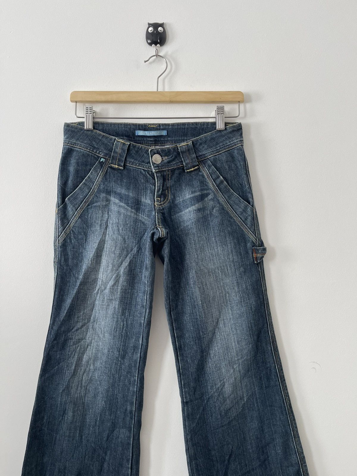 Levi's Rare Vintage LEVIS Lady Style Bootcut Flare Buckleback Style Size 29" - 10 Thumbnail
