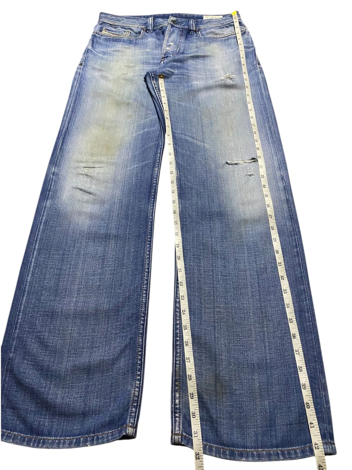 Diesel Vintage Diesel Kurren Wash 008KK Distressed Baggy Jeans Size US 31 - 21 Thumbnail