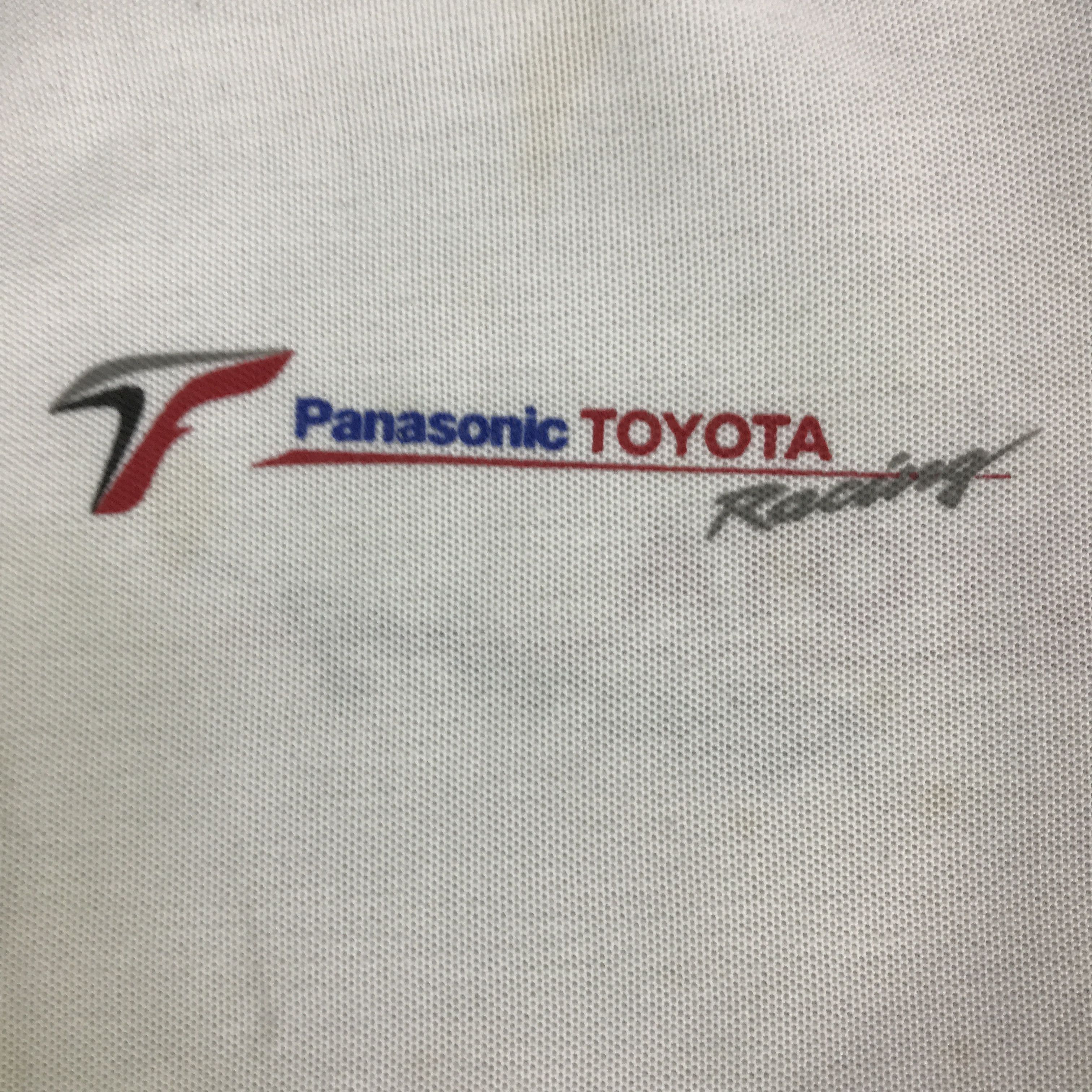 Japanese Brand panasonic x toyota racing t-shirt K117B5 Size US L / EU 52-54 / 3 - 9 Thumbnail