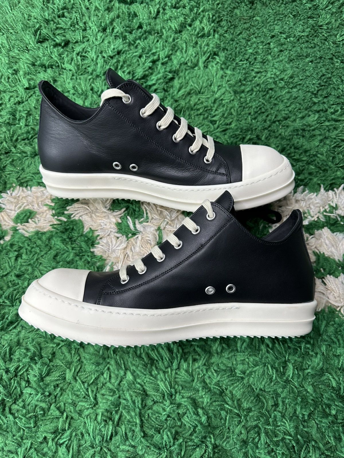 Rick Owens Rick Owens Black Milk Concordians Sneakers Size US 11 / EU 44 - 2 Thumbnail