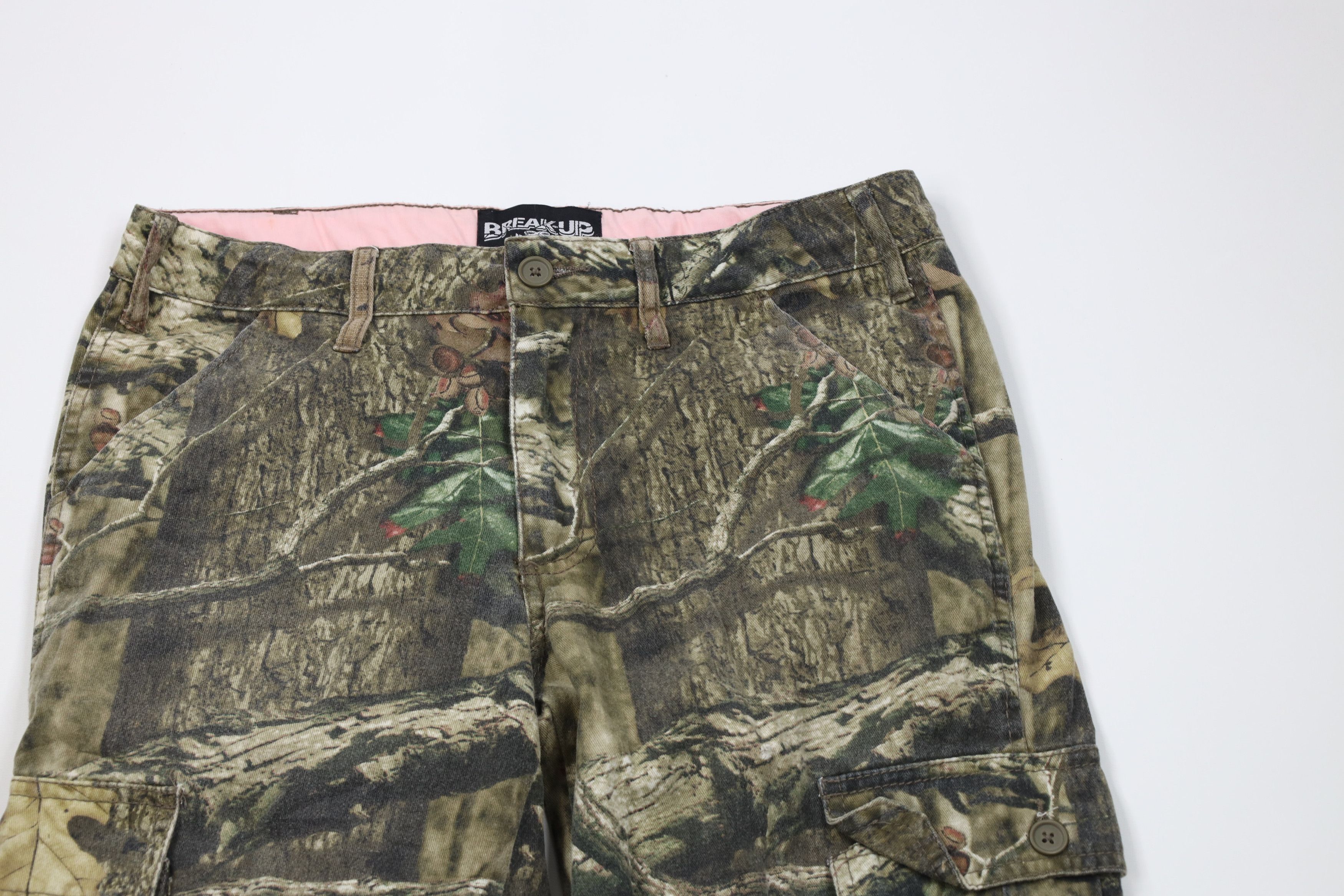 Vintage Vintage Y2K Streetwear Oak Camouflage Wide Leg Cargo Pants Size 32" / US 10 / IT 46 - 2 Thumbnail