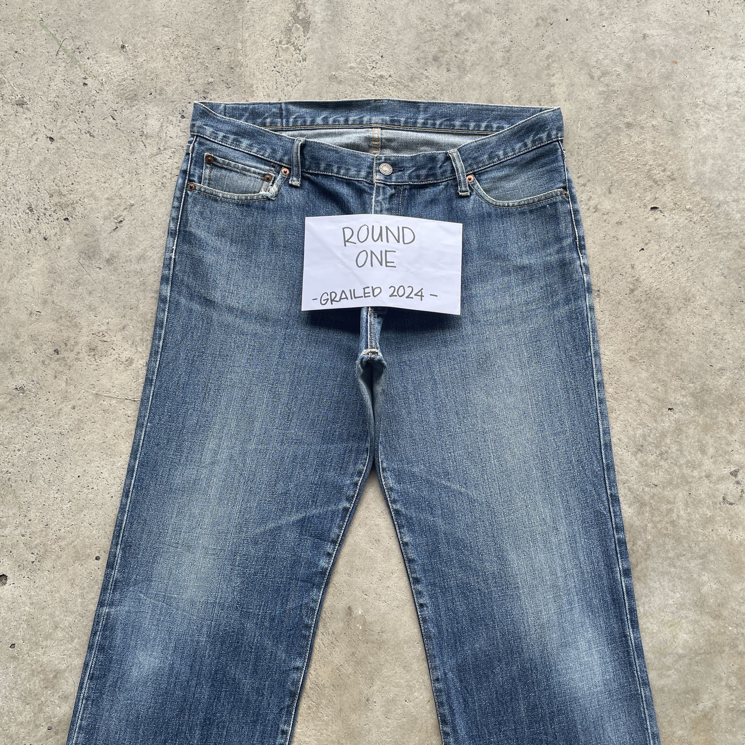 Japanese Brand × Vintage VINTAGE JAPANESE JEANS FADED DENIM PANTS W37x30 Size US 37 - 3 Thumbnail