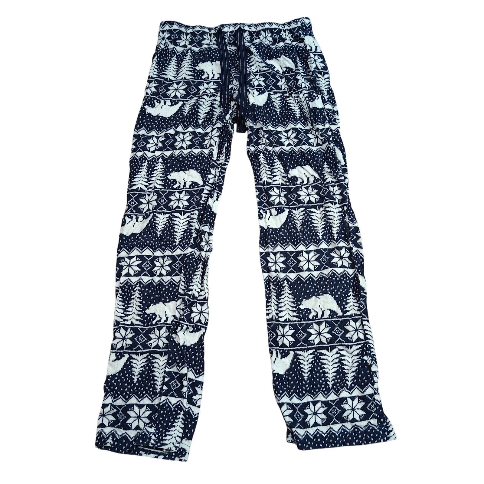Old Navy Old Navy Printed Flannel Pajama Pants Blue White Small Size ONE SIZE - 4 Thumbnail