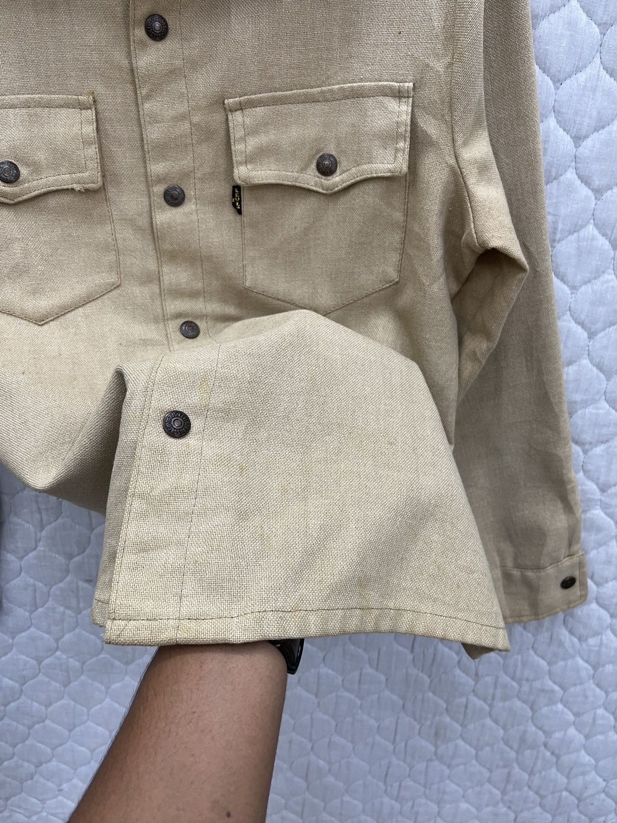 Levi's 🔥🔥🔥VINTAGE 70’s LEVIS BIG E JACKET SHIRTS Size US S / EU 44-46 / 1 - 11 Thumbnail