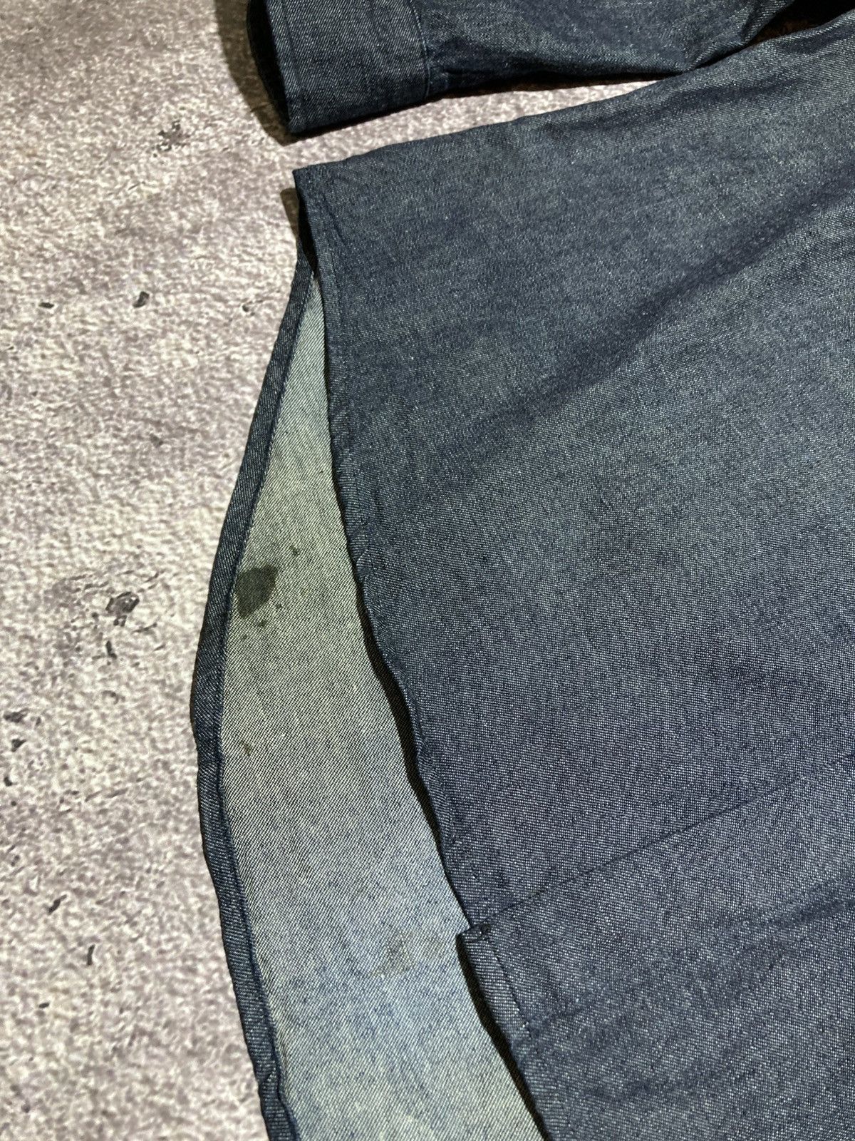 Helmut Lang Helmut Lang 1999 Men's Shirt L Blue Cotton Denim Parachute Size US L / EU 52-54 / 3 - 5 Thumbnail