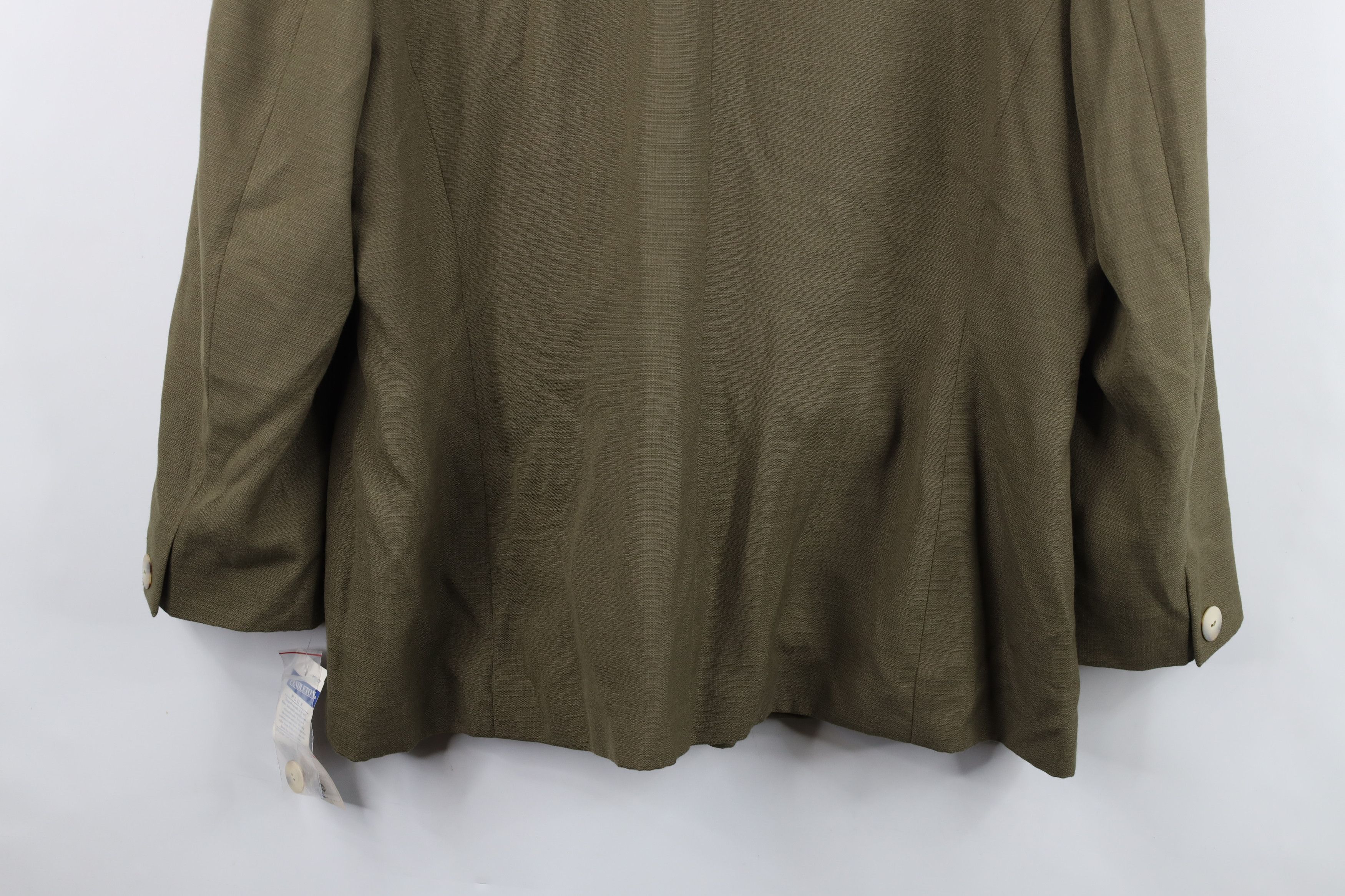 Pendleton Deadstock Vintage 90s Pendleton Rayon Linen Blazer Jacket Size 3XL / US 20-22 - 15 Thumbnail