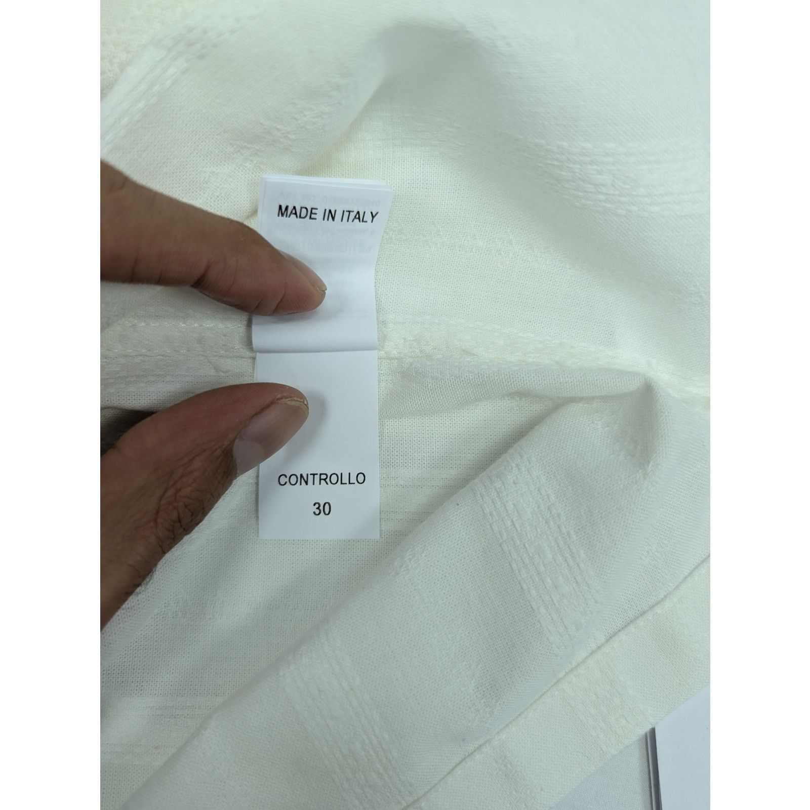 Brunello Cucinelli o1rshd1 Half Sleeve Button up Shirt in White Size US S / EU 44-46 / 1 - 23 Thumbnail