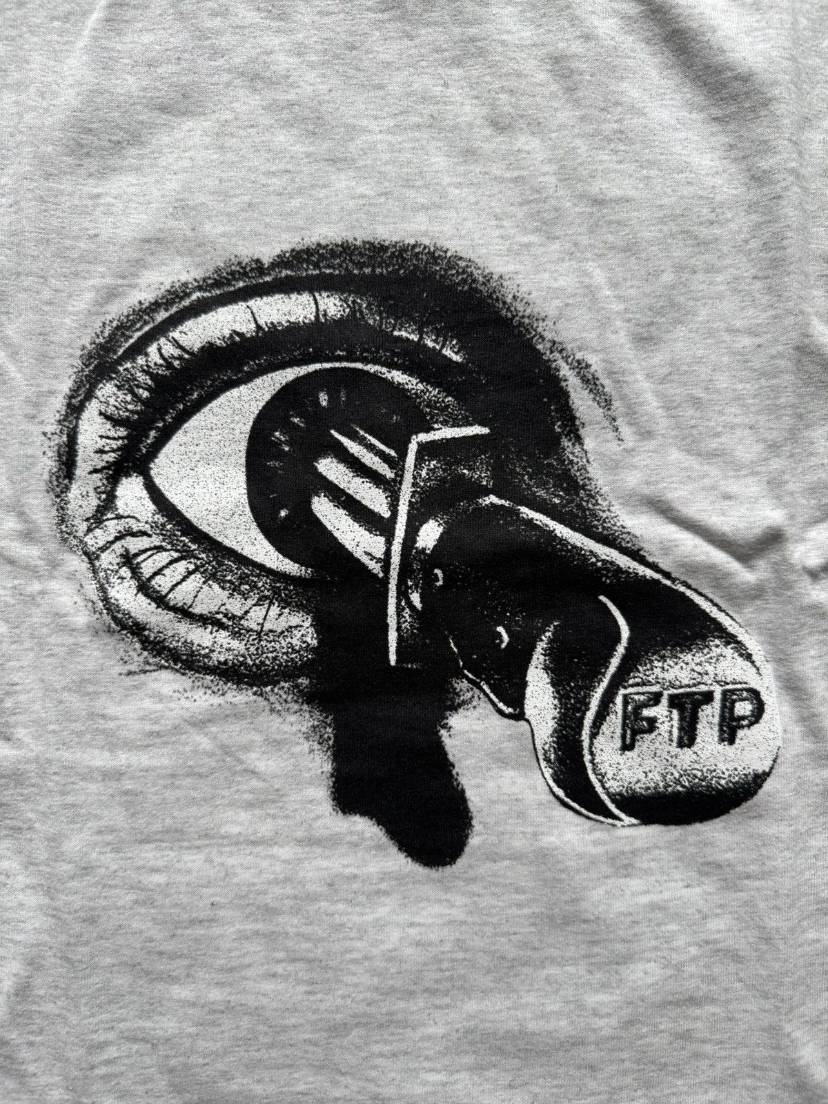 Fuck The Population FTP Pupil Tee Ash Grey Size US L / EU 52-54 / 3 - 2 Thumbnail