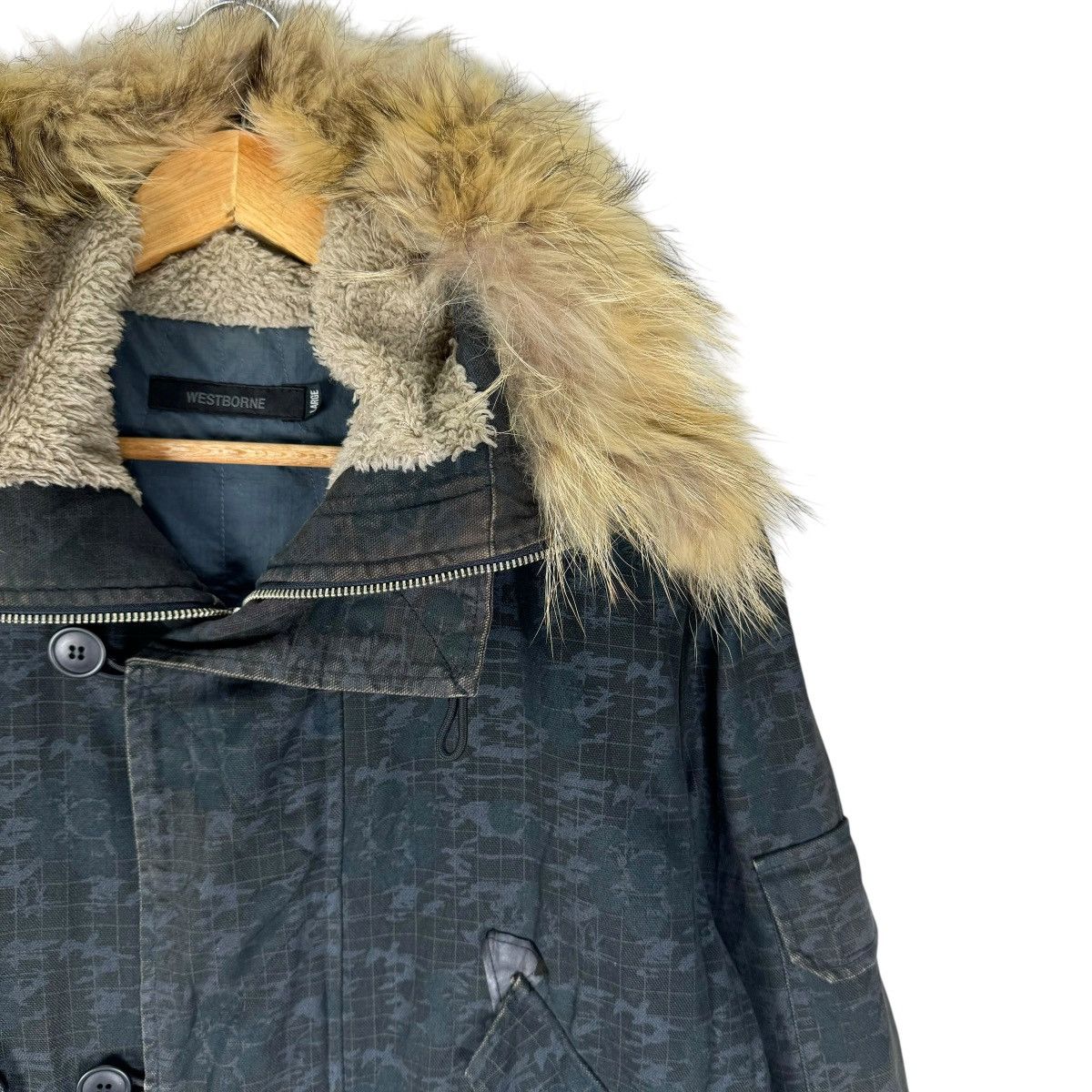 If Six Was Nine ☀️WESTBORNE HOODIE FUR DIGITAL CAMO JACKET Size US L / EU 52-54 / 3 - 4 Thumbnail