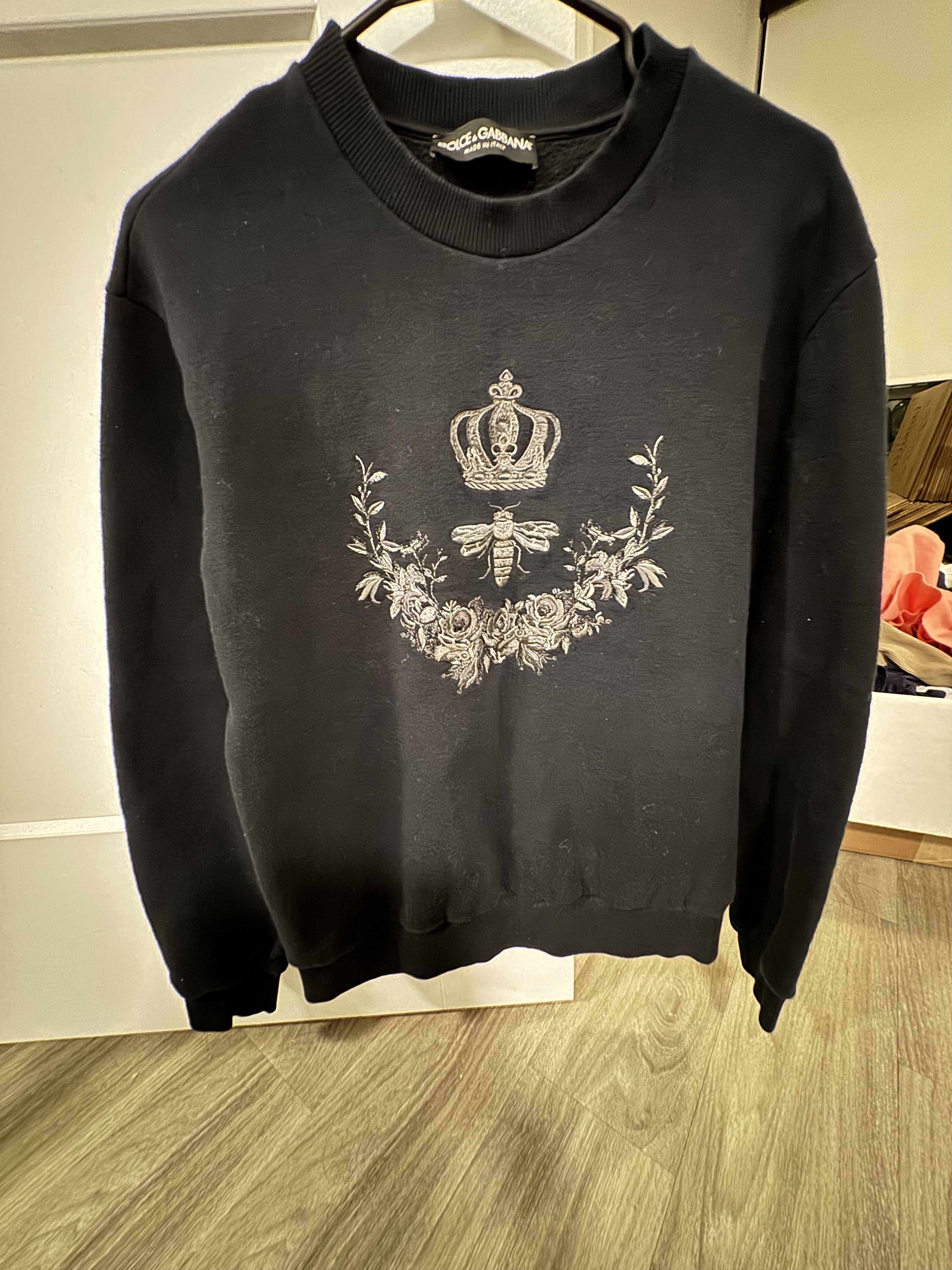 Dolce & Gabbana Dolce & Gabbana Big Logo Crewneck Size L / US 10 / IT 46 - 1 Thumbnail