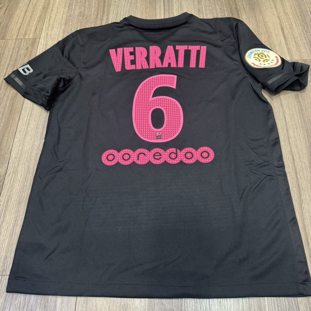 Nike PSG 15/16 third away shirt #6 Verratti Size US M / EU 48-50 / 2 - 2 Thumbnail