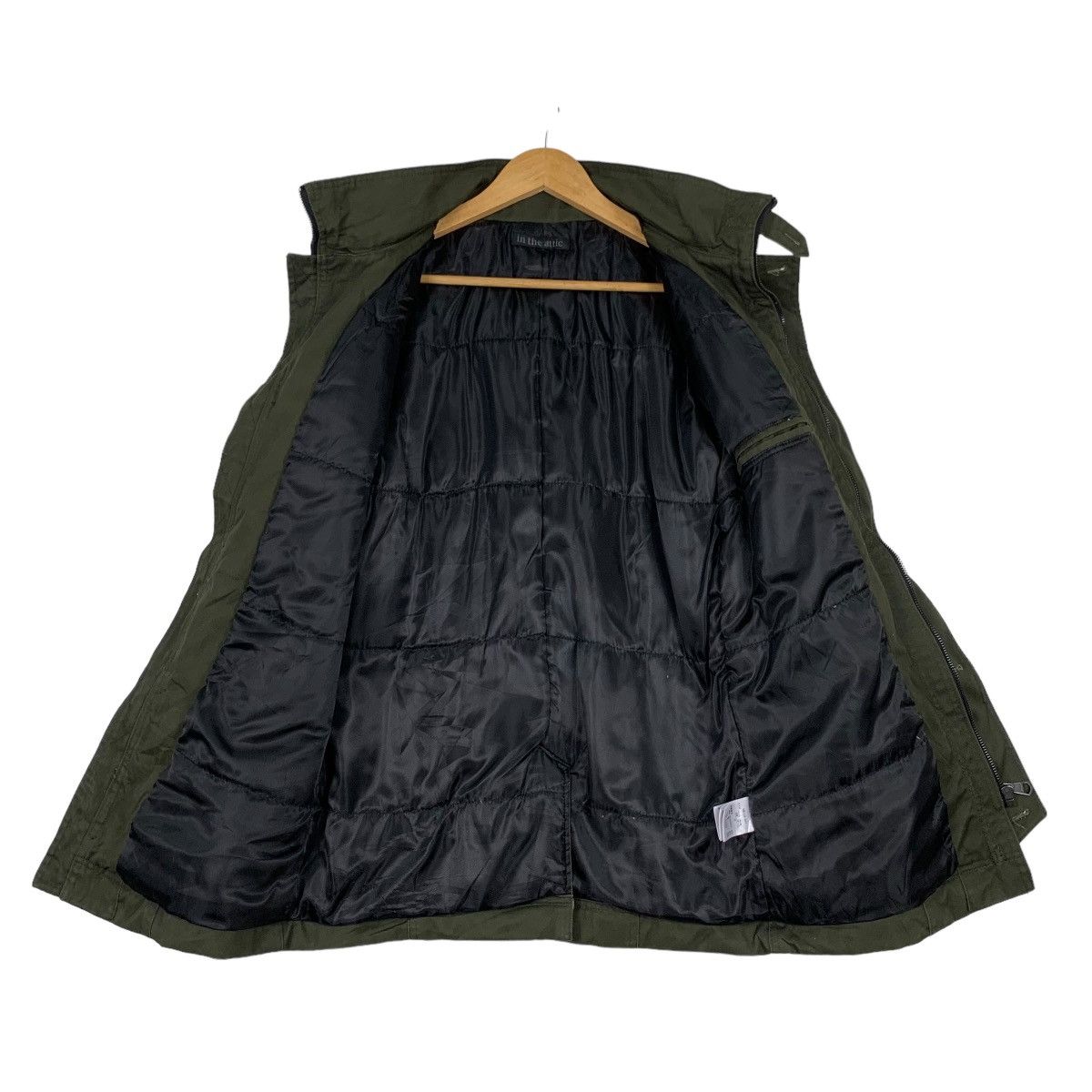 In The Attic IN THE ATTIC Turtleneck Four Pocket Green Jacket #1154-C53 Size US M / EU 48-50 / 2 - 9 Thumbnail