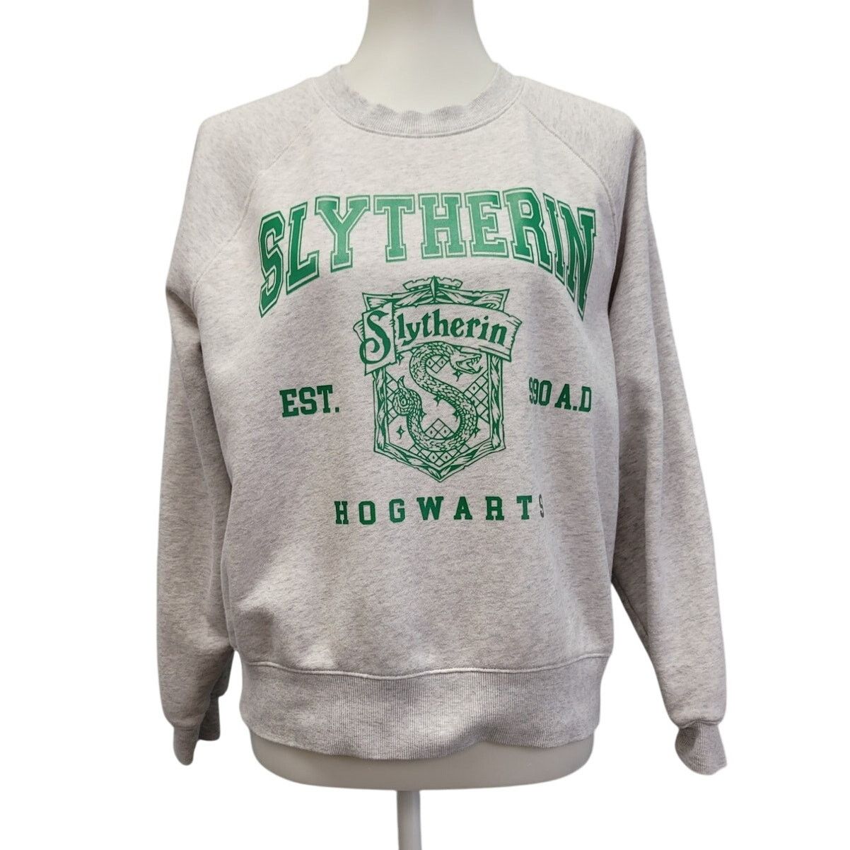 Old Navy Hand Printed Womens Medium Harry Potter Slytherin Sweatshirt Size M / US 6-8 / IT 42-44 - 1 Thumbnail