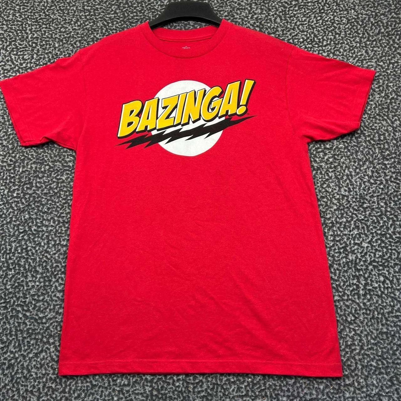 Other Big Bang Theory Shirt Men Red Bazinga Crew Neck Cotton M Size US M / EU 48-50 / 2 - 1 Thumbnail