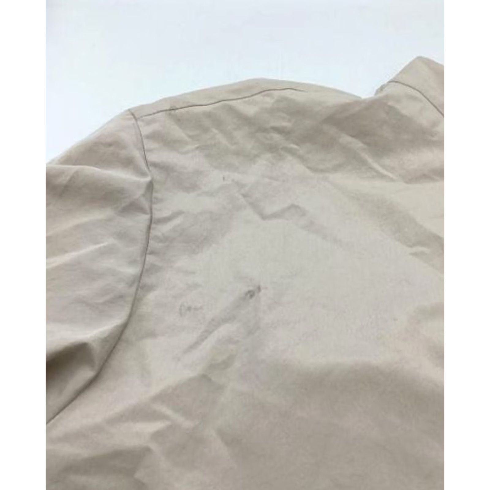 Issey Miyake HOMME PLISSE ISSEY MIYAKE PACKABLE SHIRT LONG SLEEVE BEIGE SIZE M USED MEN Size US M / EU 48-50 / 2 - 5 Thumbnail