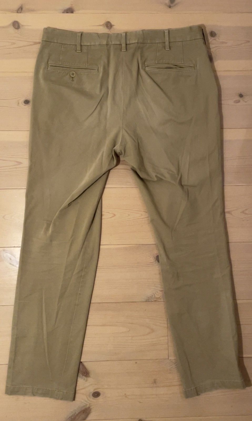 Muji Muji Men's Cotton Blend Sand Trousers M Size US 32 / EU 48 - 3 Thumbnail